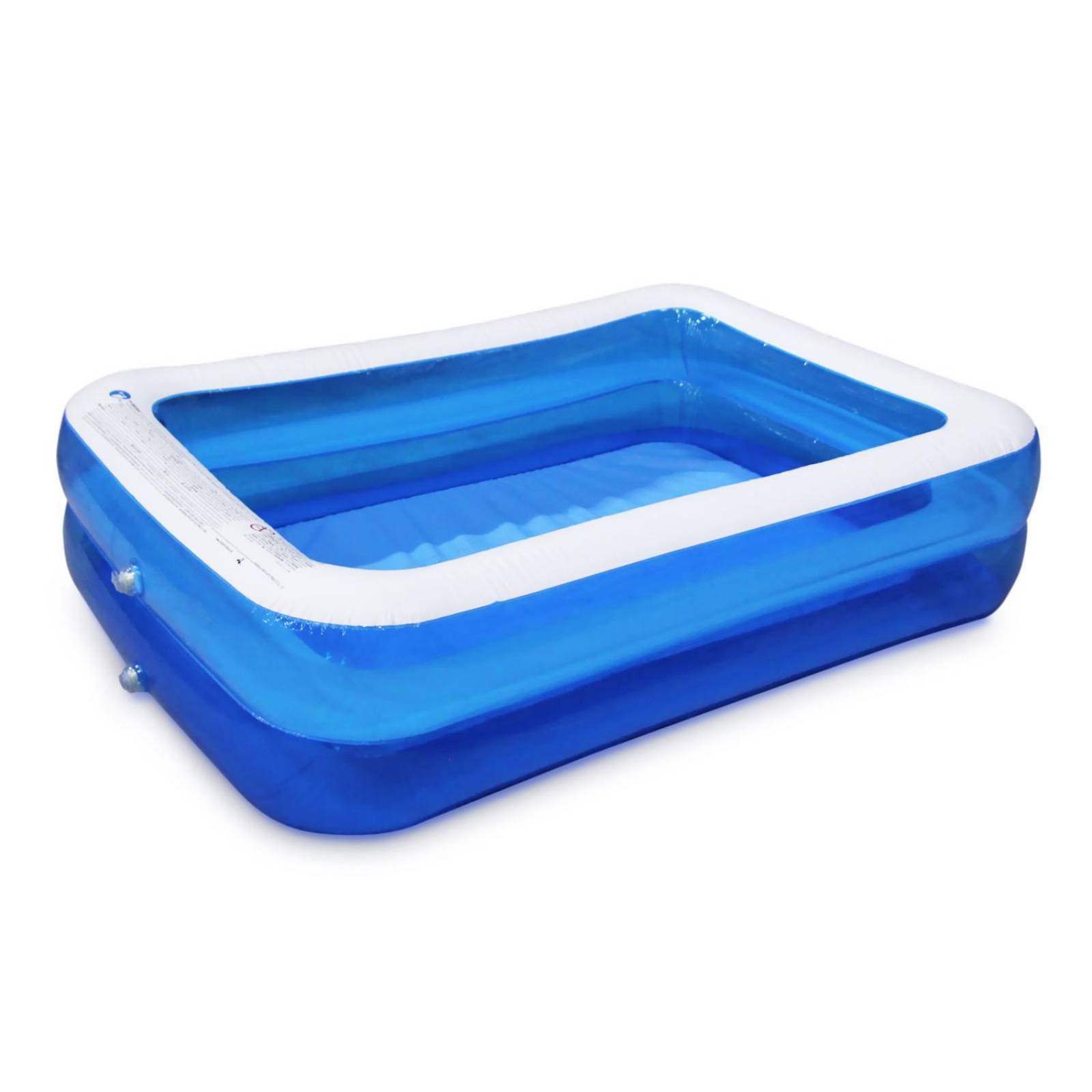 Alberca Inflable Jardimanía Niños Y Adultos Azul 190 X 135 X 45 Cm