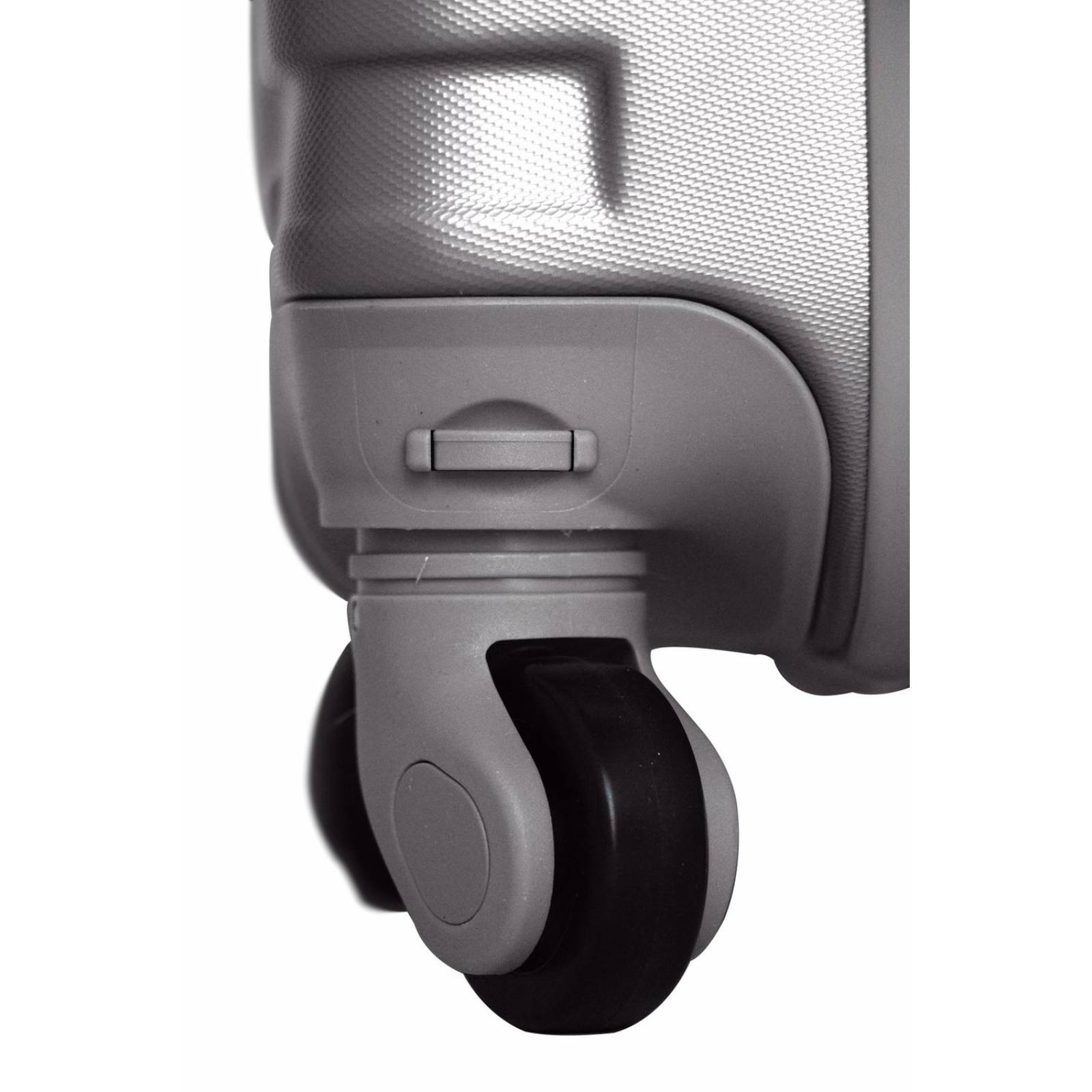 Set 4 Maletas Viaje Policarbonato Plateado - Líneas rectas