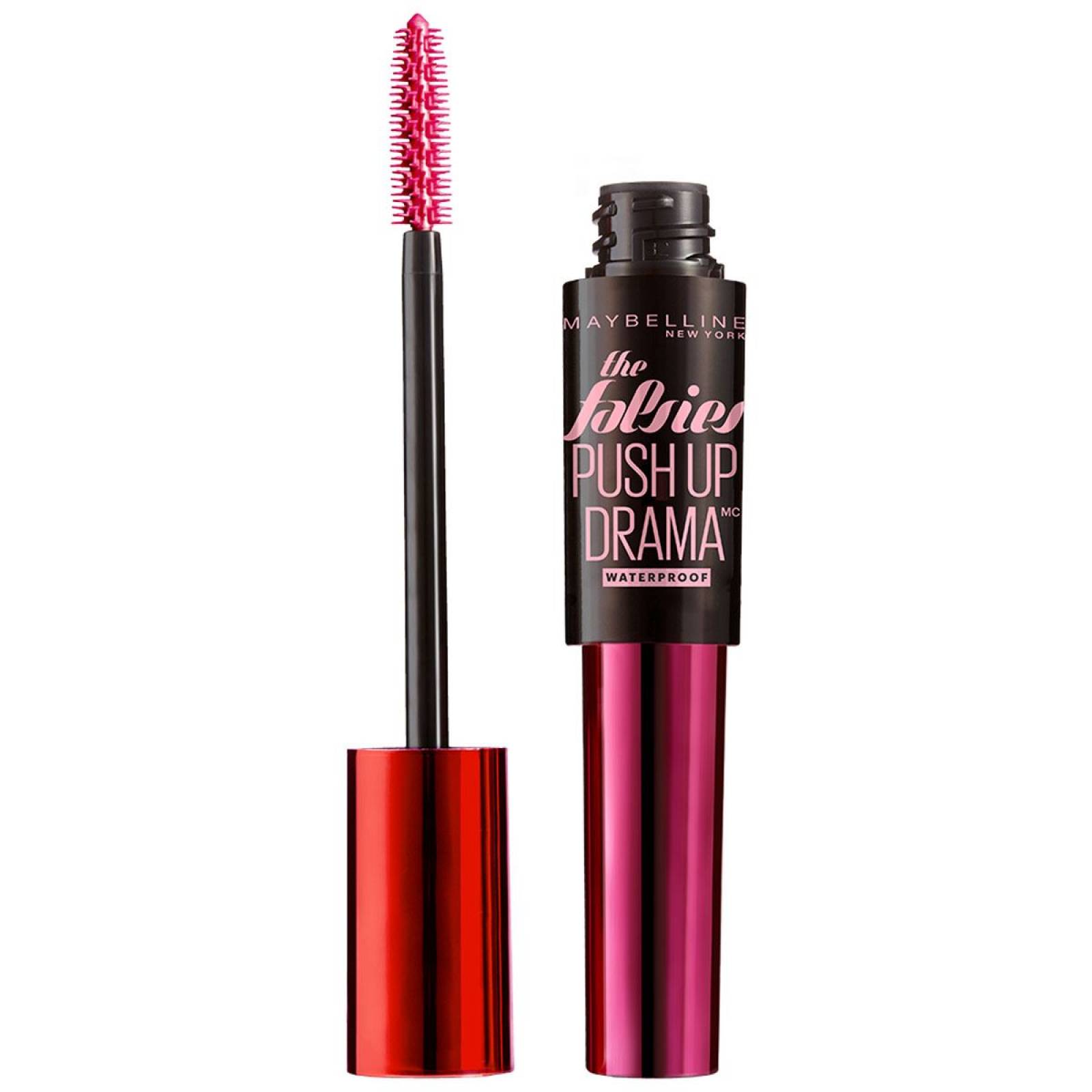 Máscara de Pestaña Waterproof Maybelline Push Up Drama Black