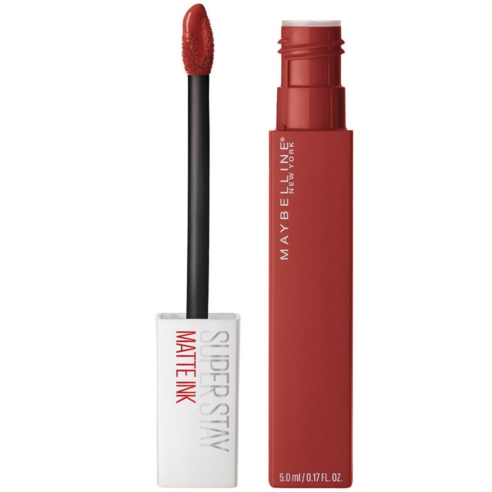 Labial Líquido Matte Larga Duración Superstay Matte City Edition Maybelline 150 Dancer