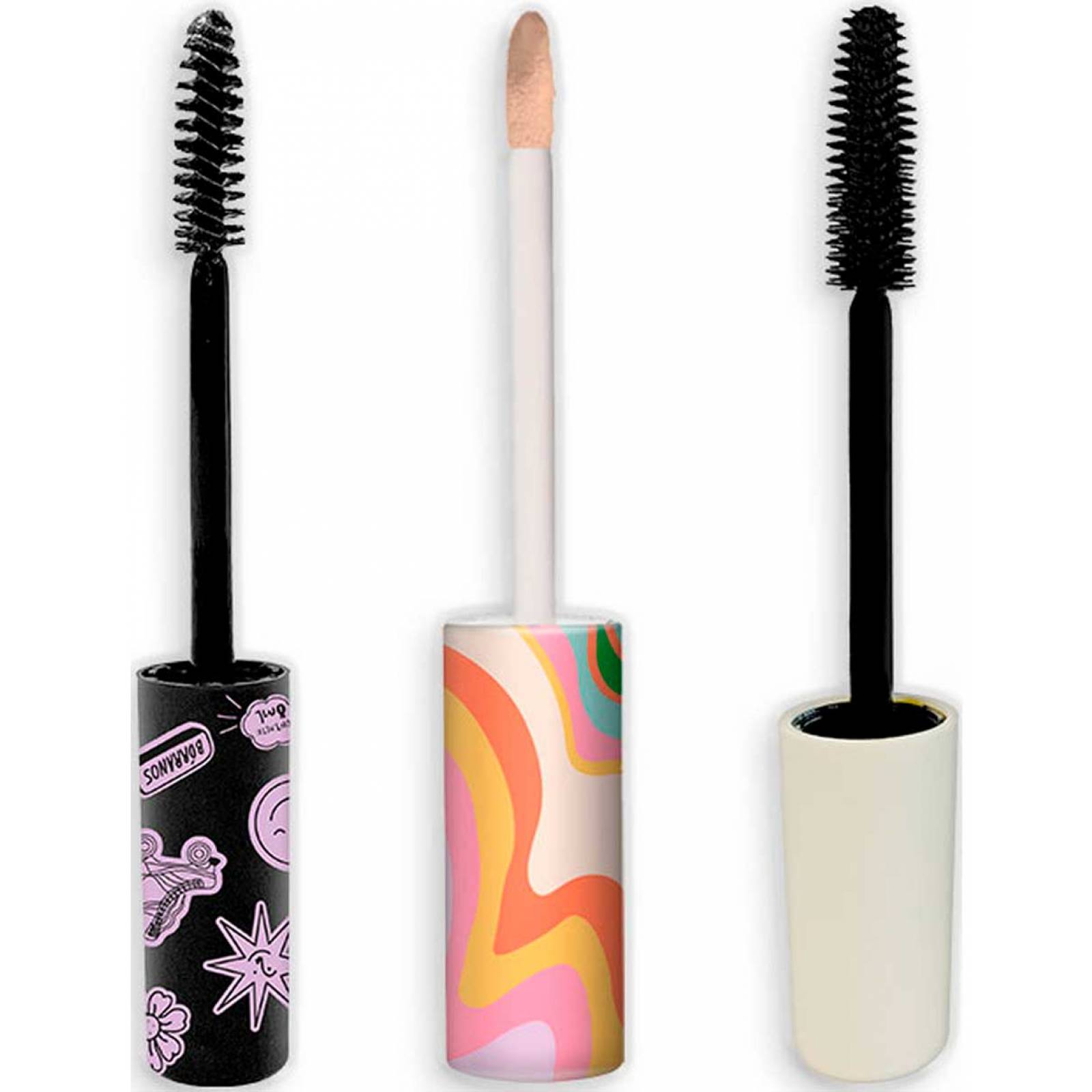 Yuya - Pack Primer Para Ojos 8ml + Máscara Para Pestañas 10 Aceites 10g  + Gel Fijador Para Cejas 8ml