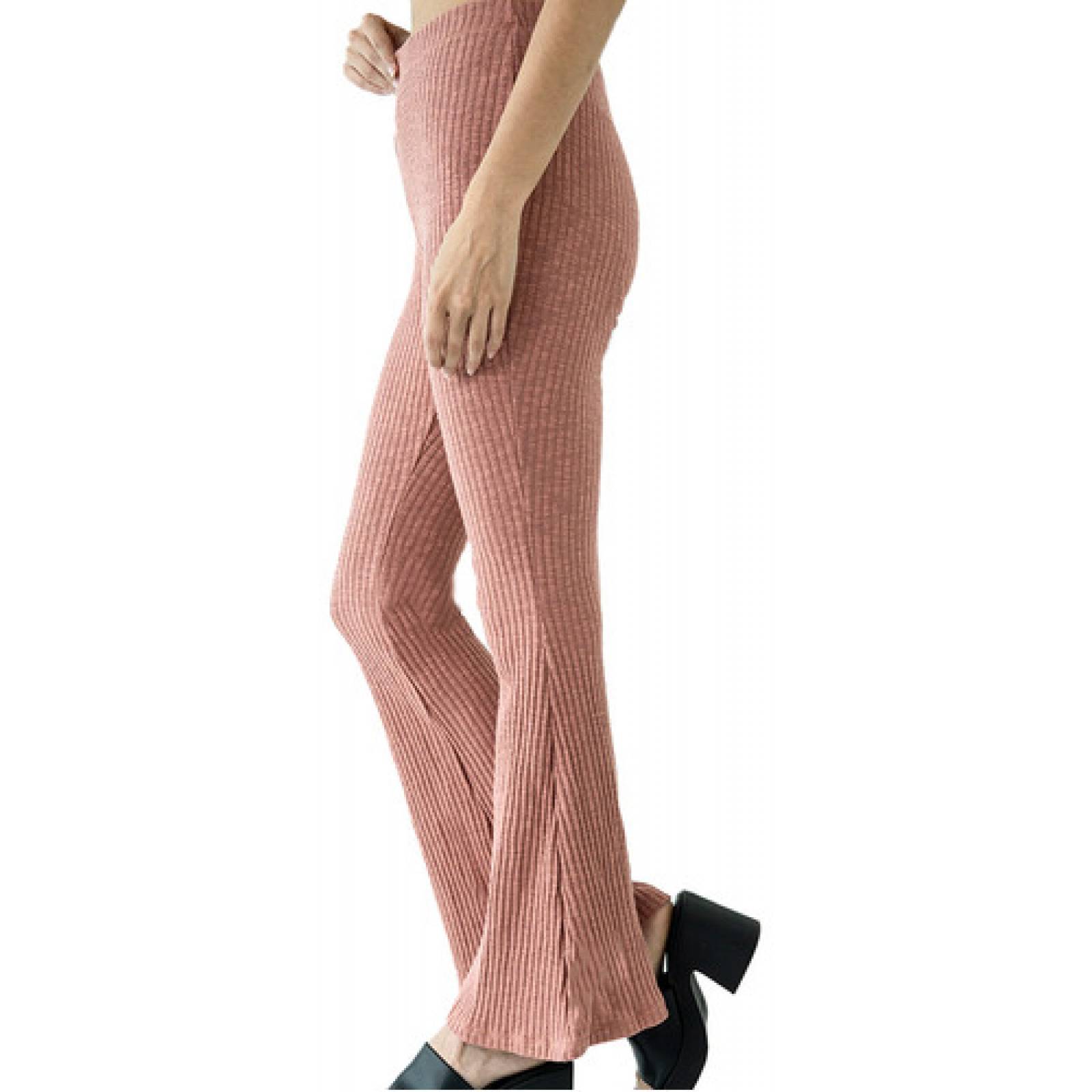 Leggings Acampanados Tiro Alto Tela Ultra Suave Y Elastica