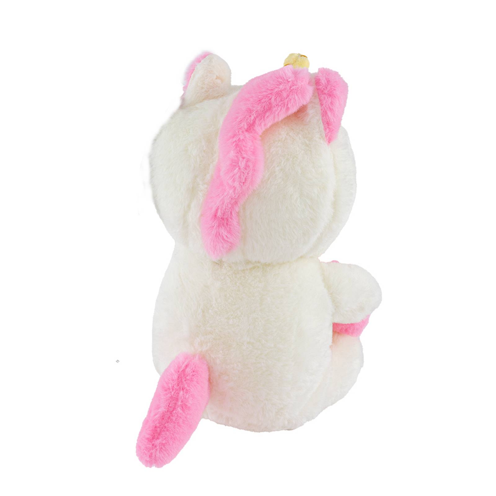 Unicornio Blanco 25cm Muñeco Suave de Peluche