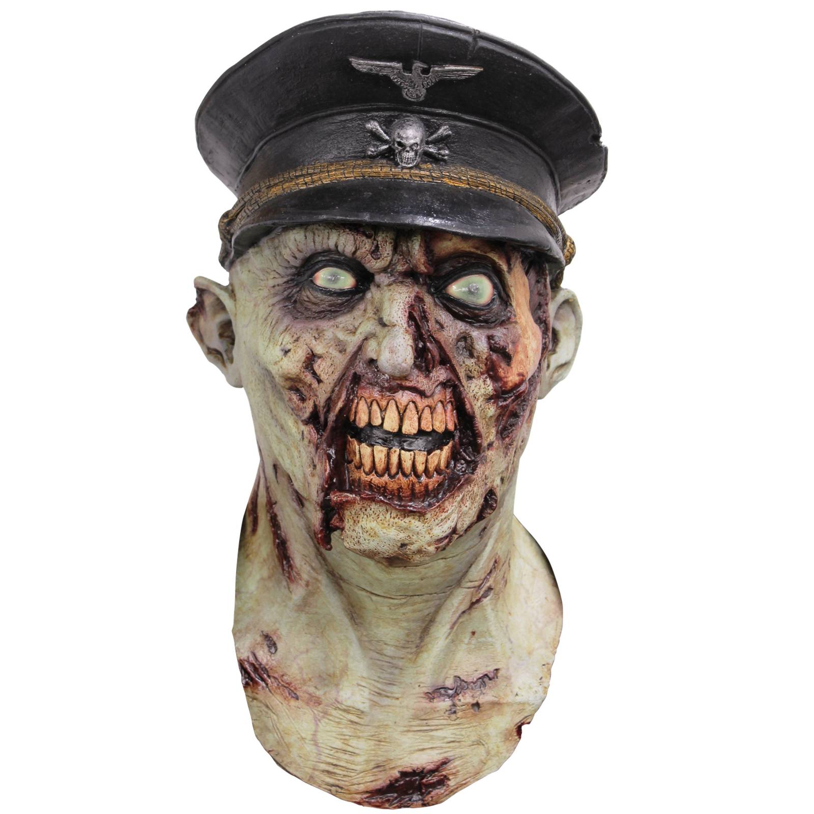 Máscara De Zombie Capitan Militar Disfraz Zombie Halloween Ghoulish Productions