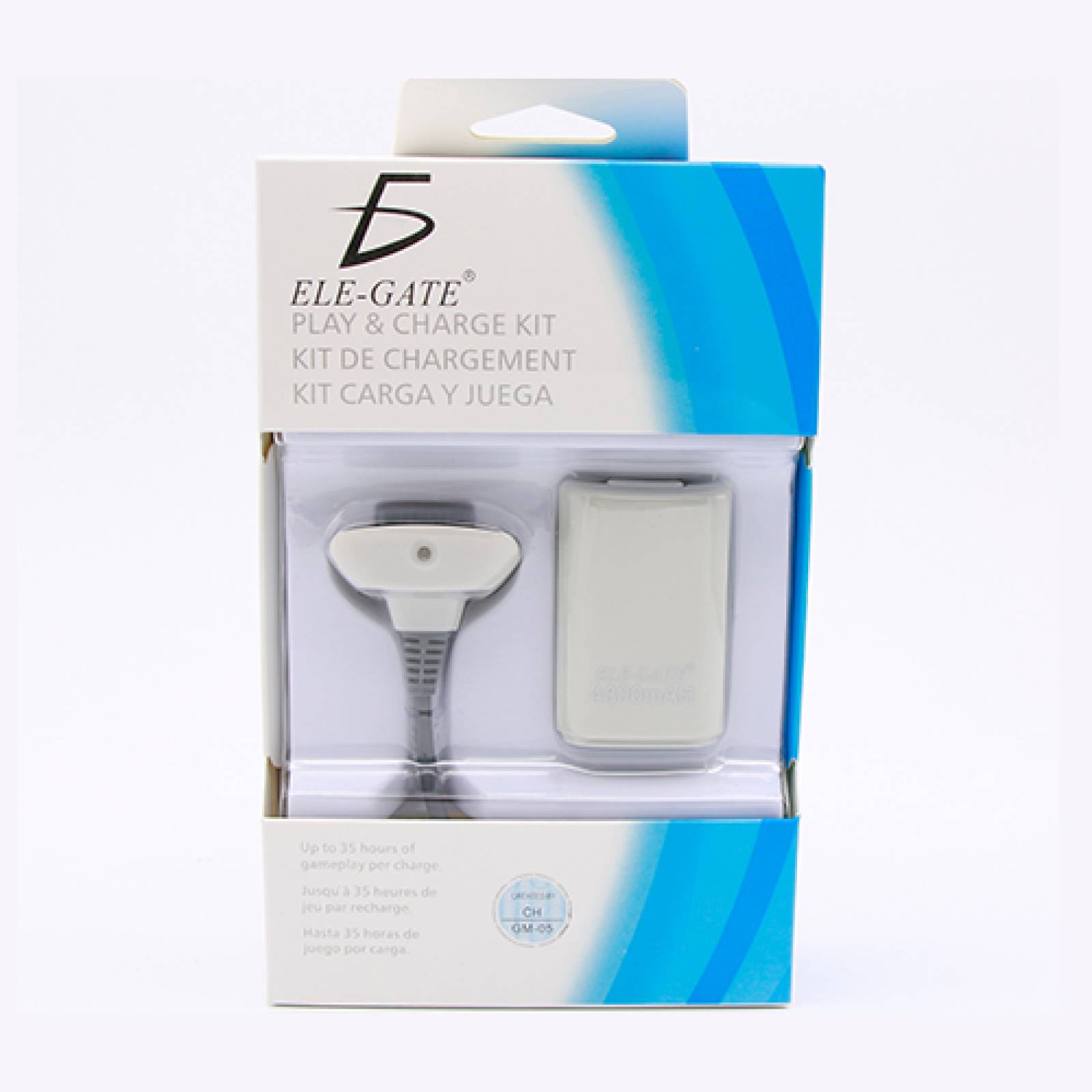 Batería Para Control De Xbox 360 Kit Carga Y Juega