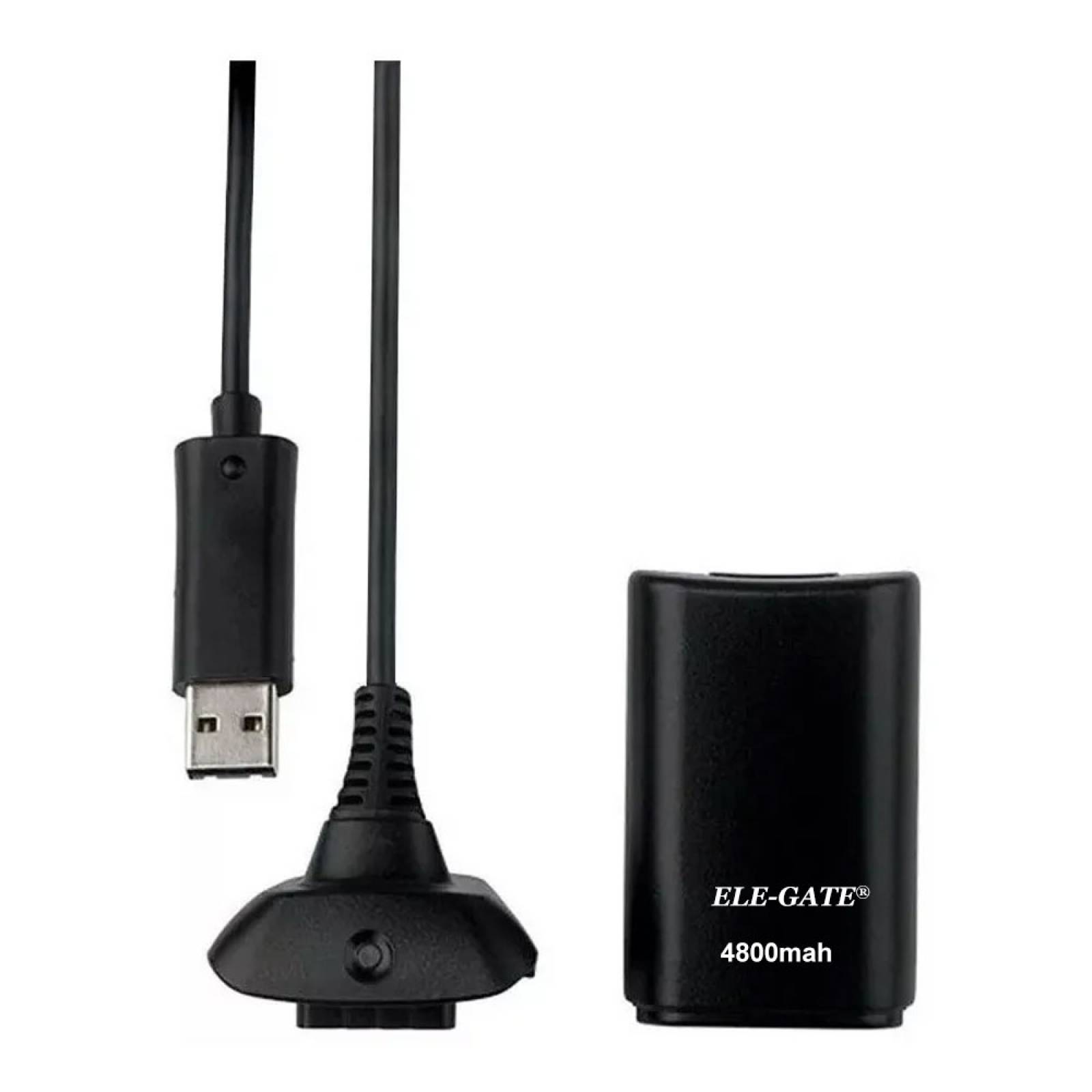 Batería Para Control De Xbox 360 Kit Carga Y Juega