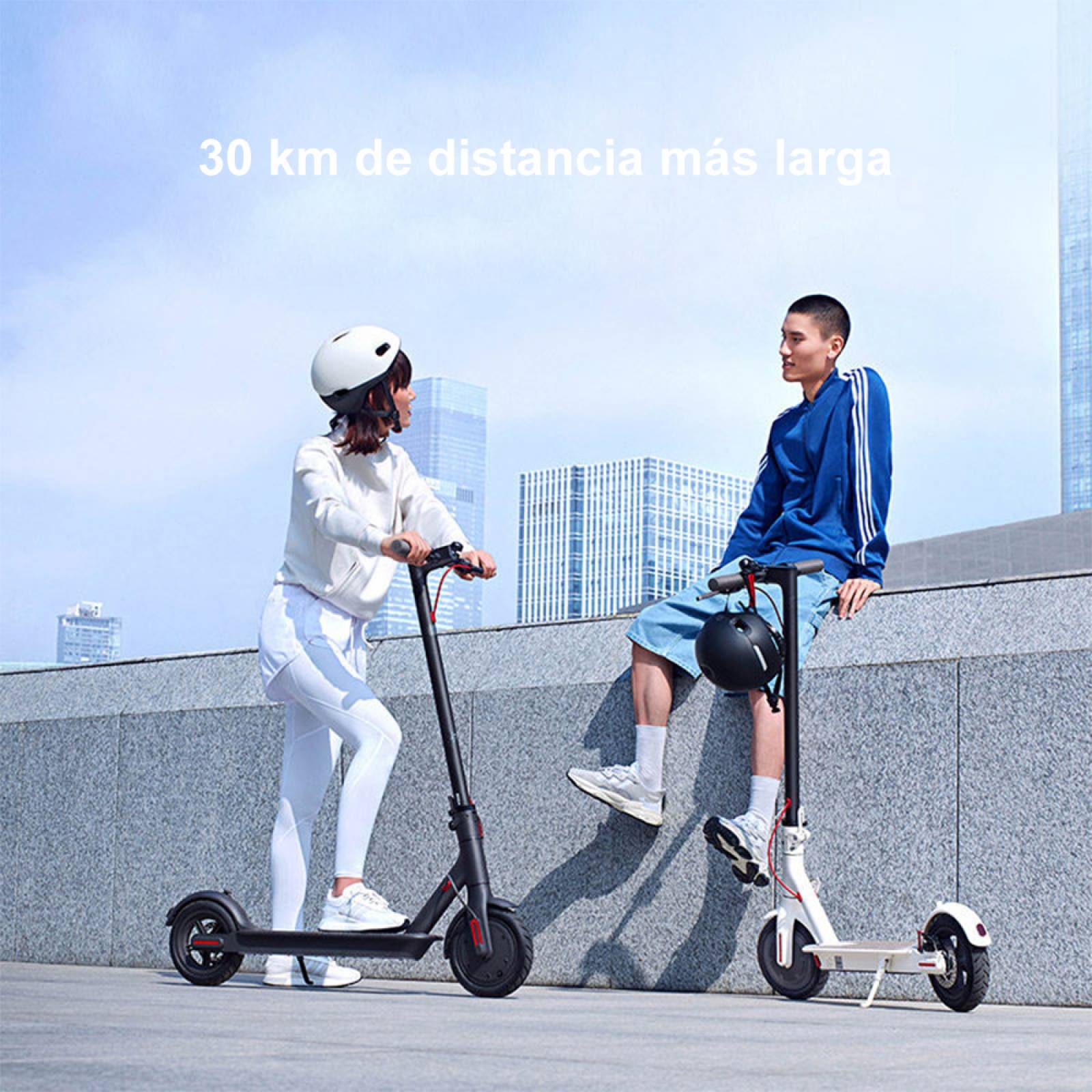 Scooter Electrico Patin Electrico Niños Y Adulto Portatil Ecologico Con App