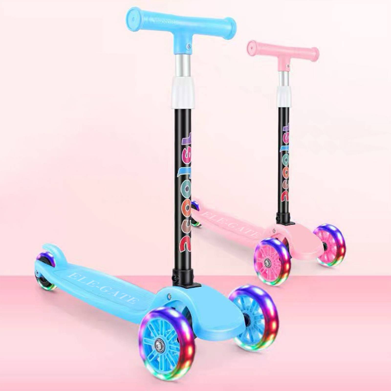 Patin Diablo Scooter Montable 3 Ruedas Luces Led Patineta
