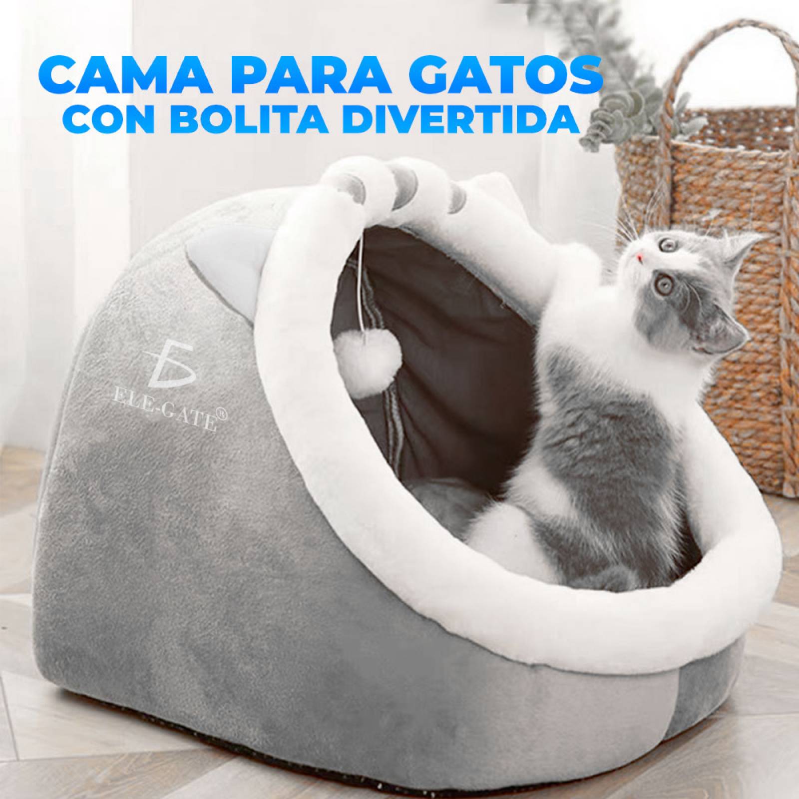 Cama Casa de Mascota Gato en Forma de IGLU