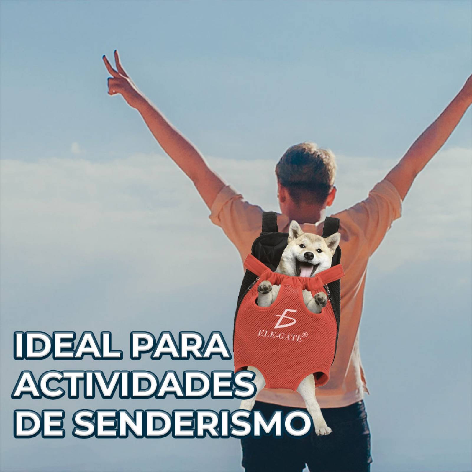 Mochila Porta Mascotas Transpirable y Portátil - Comodidad y Estilo para Tus Aventuras con tu Mascota