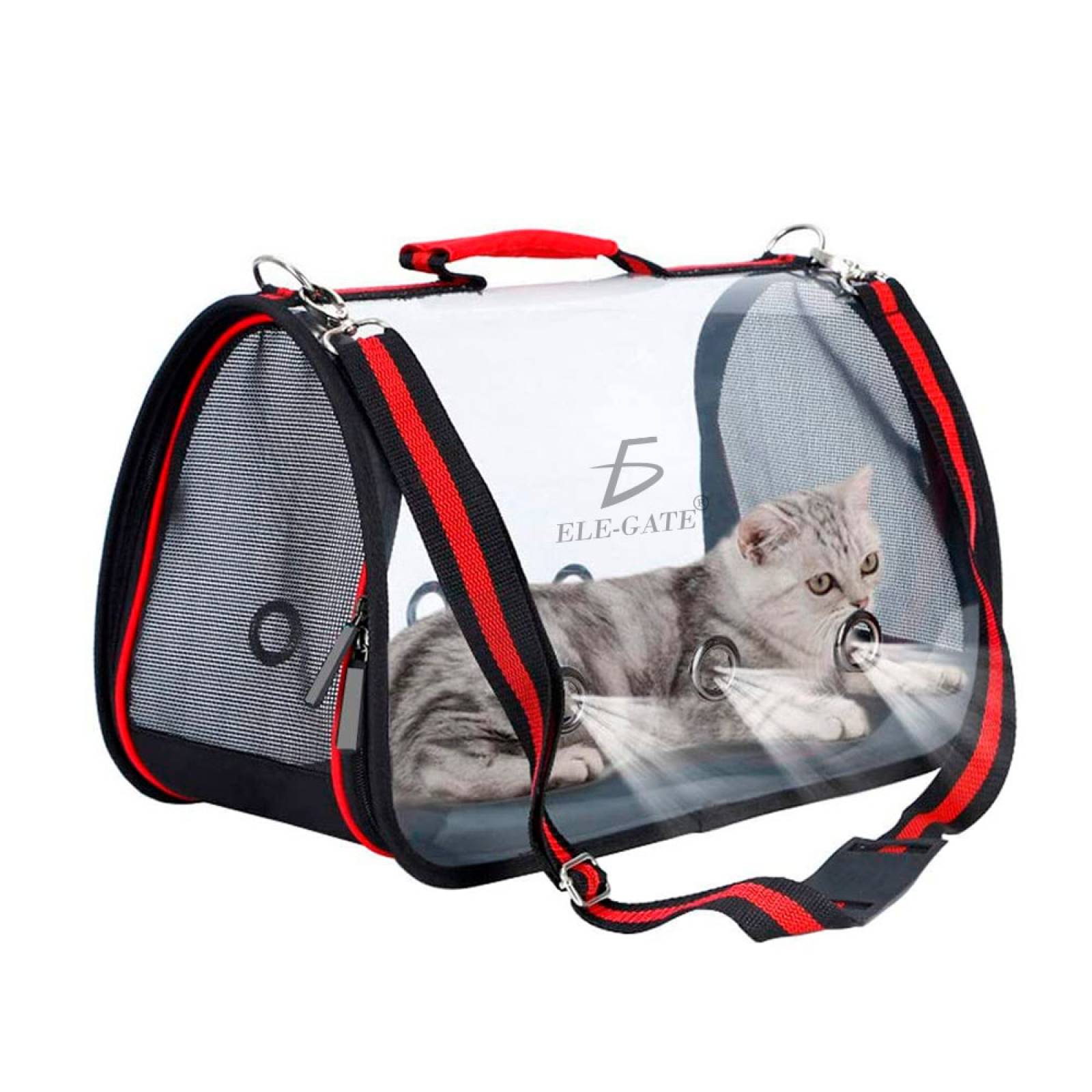 Transportadora Bolsa Mascota Tipo Arco Perro Gato Viaje