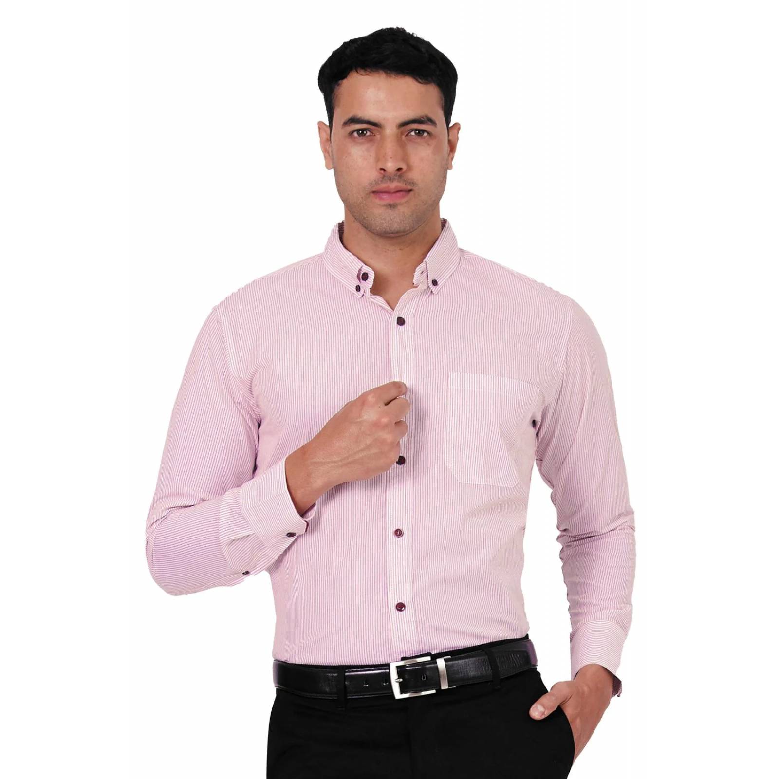 CAMISA FORMAL SLIM FIT MANGA LARGA MÚNICH HOMBRE