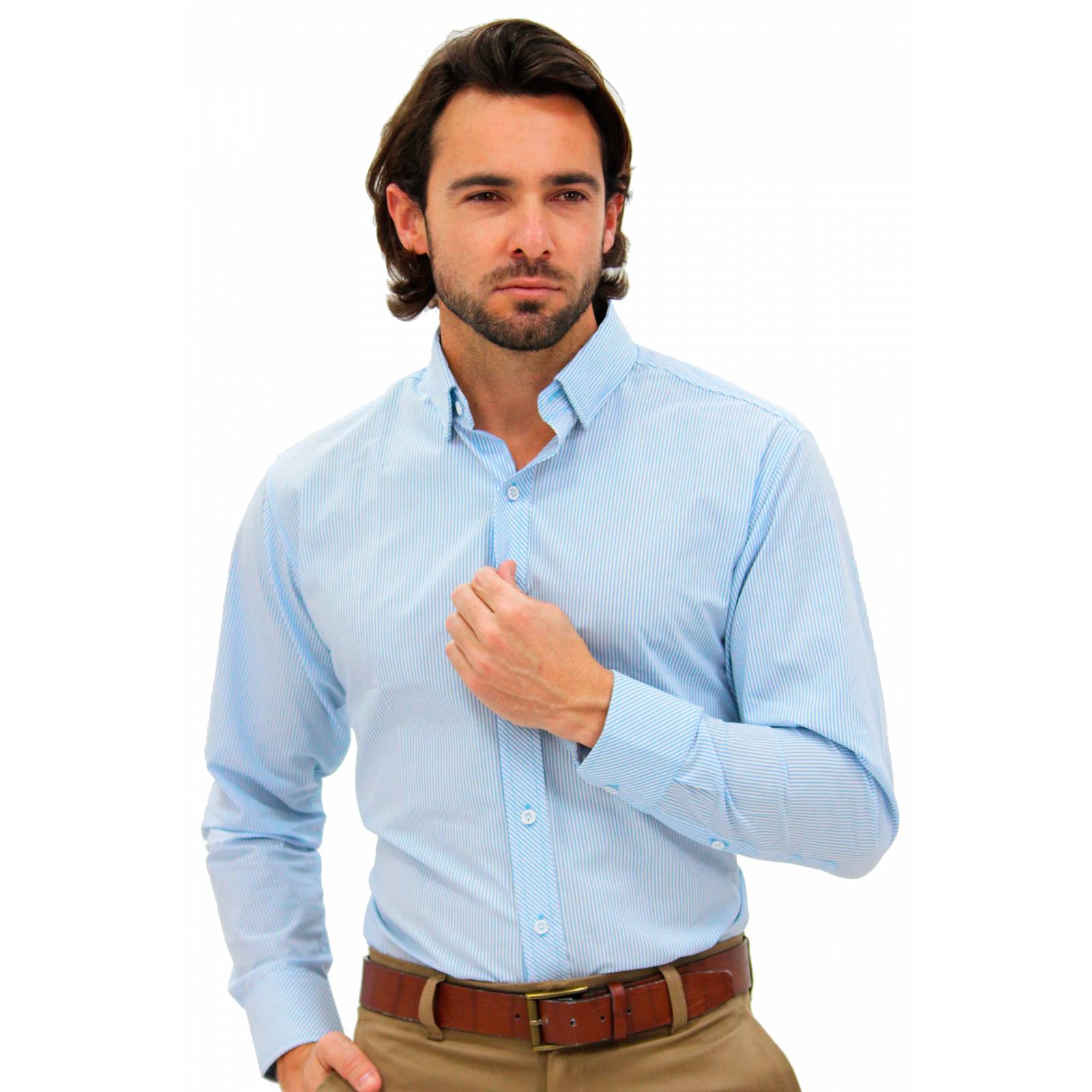 CAMISA FORMAL SLIM FIT MANGA LARGA MÚNICH HOMBRE