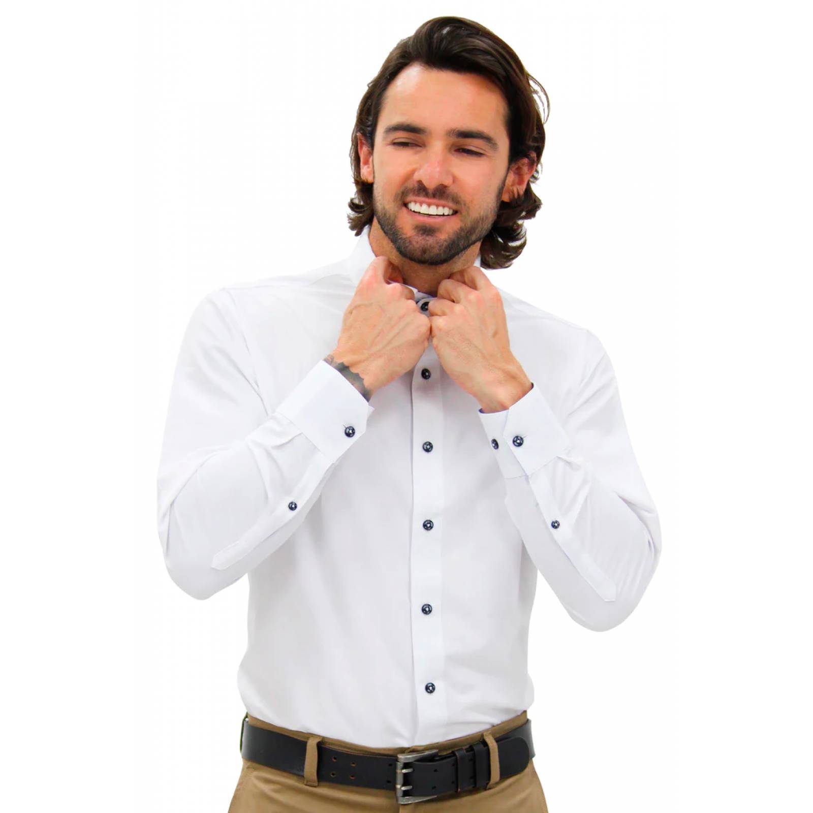 CAMISA FORMAL SLIM FIT MANGA LARGA BIRMINGHAM HOMBRE