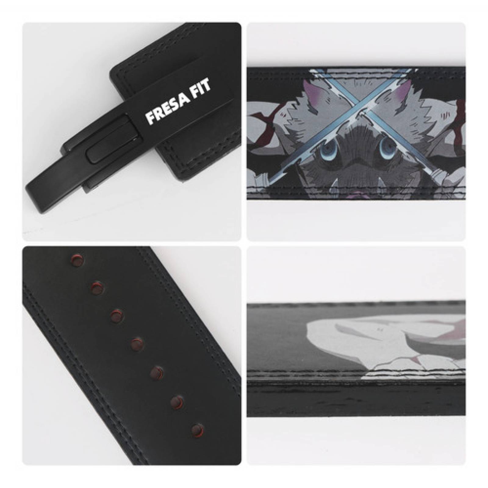 Cinto Faja Powerlift Gym Pesas Anime Demonslayer Inosuke Sbd