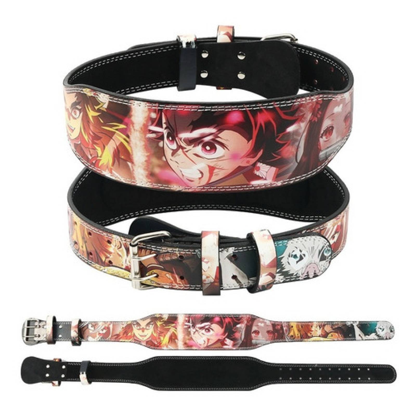 Faja Cinto Premium Gym Pesas De Anime Demon Slayer Fuego