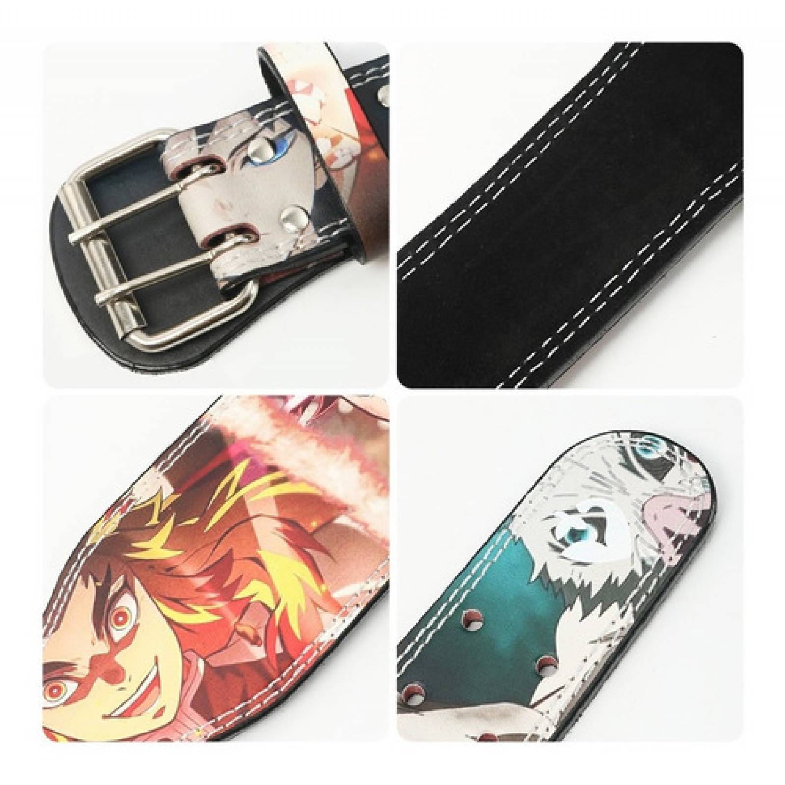 Faja Cinto Premium Gym Pesas De Anime Demon Slayer Fuego