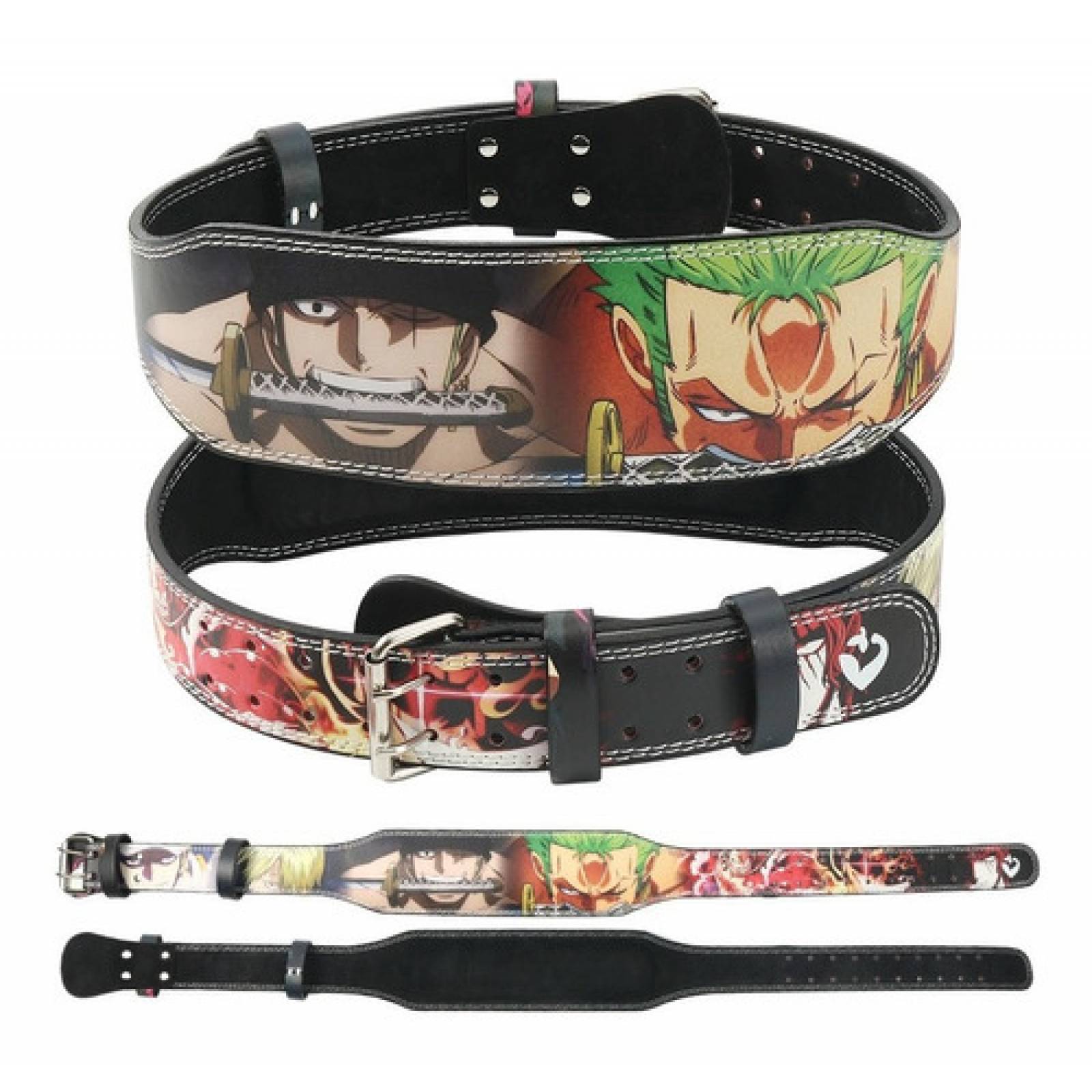 Faja Cinto Premium Gym Pesas De Anime One Piece Doble Zoro