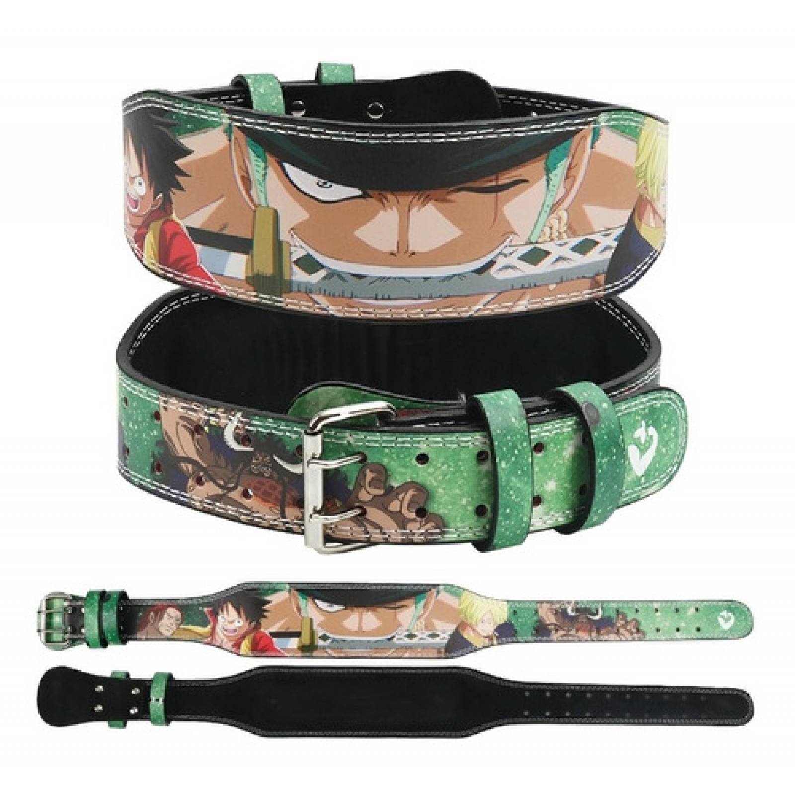 Faja Cinto Premium Gym Pesas De Anime One Piece Verde