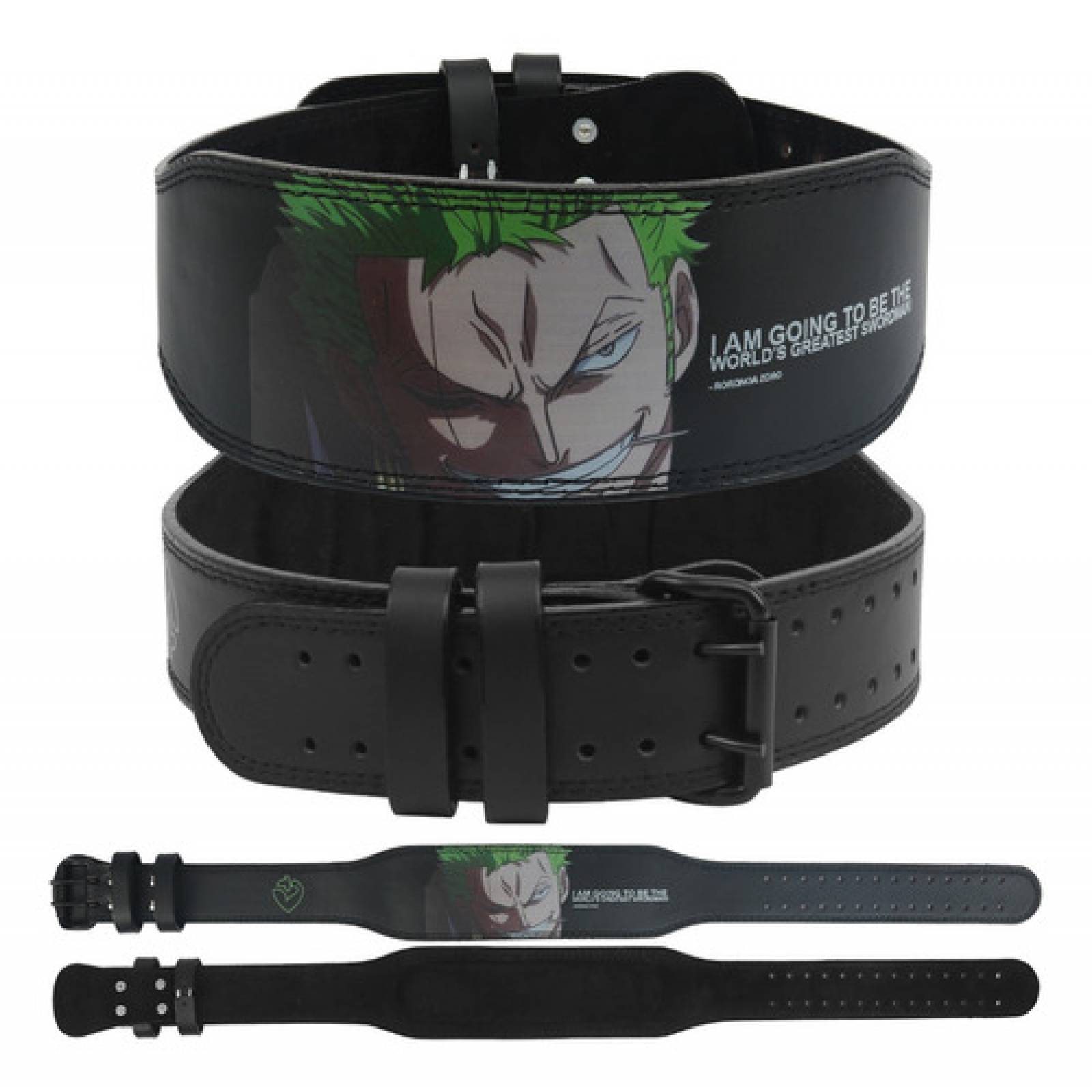 Faja Cinto Premium Gym Pesas De Anime One Piece Zoro Cara