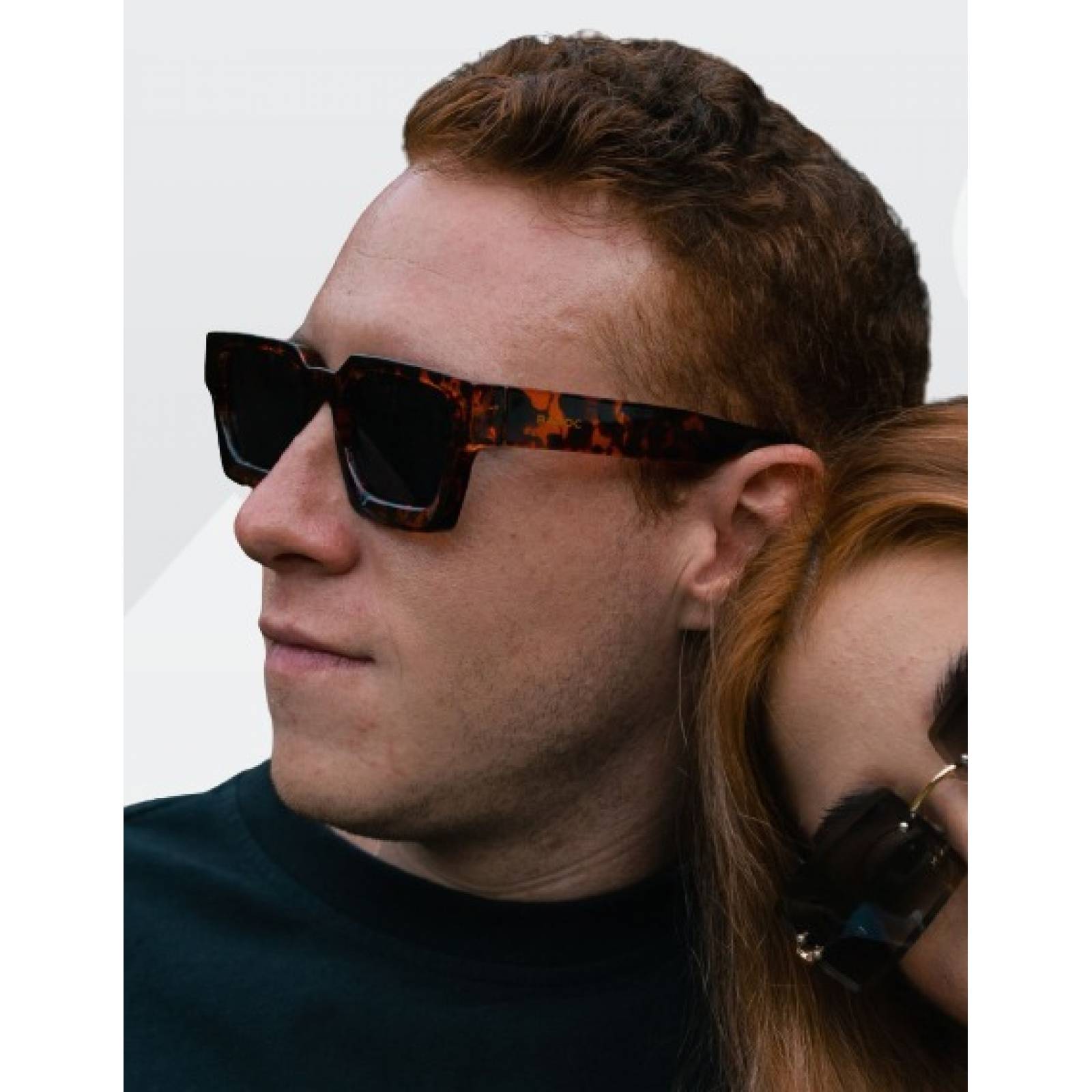 Lentes de Sol Baroc Unisex Square Animal Print