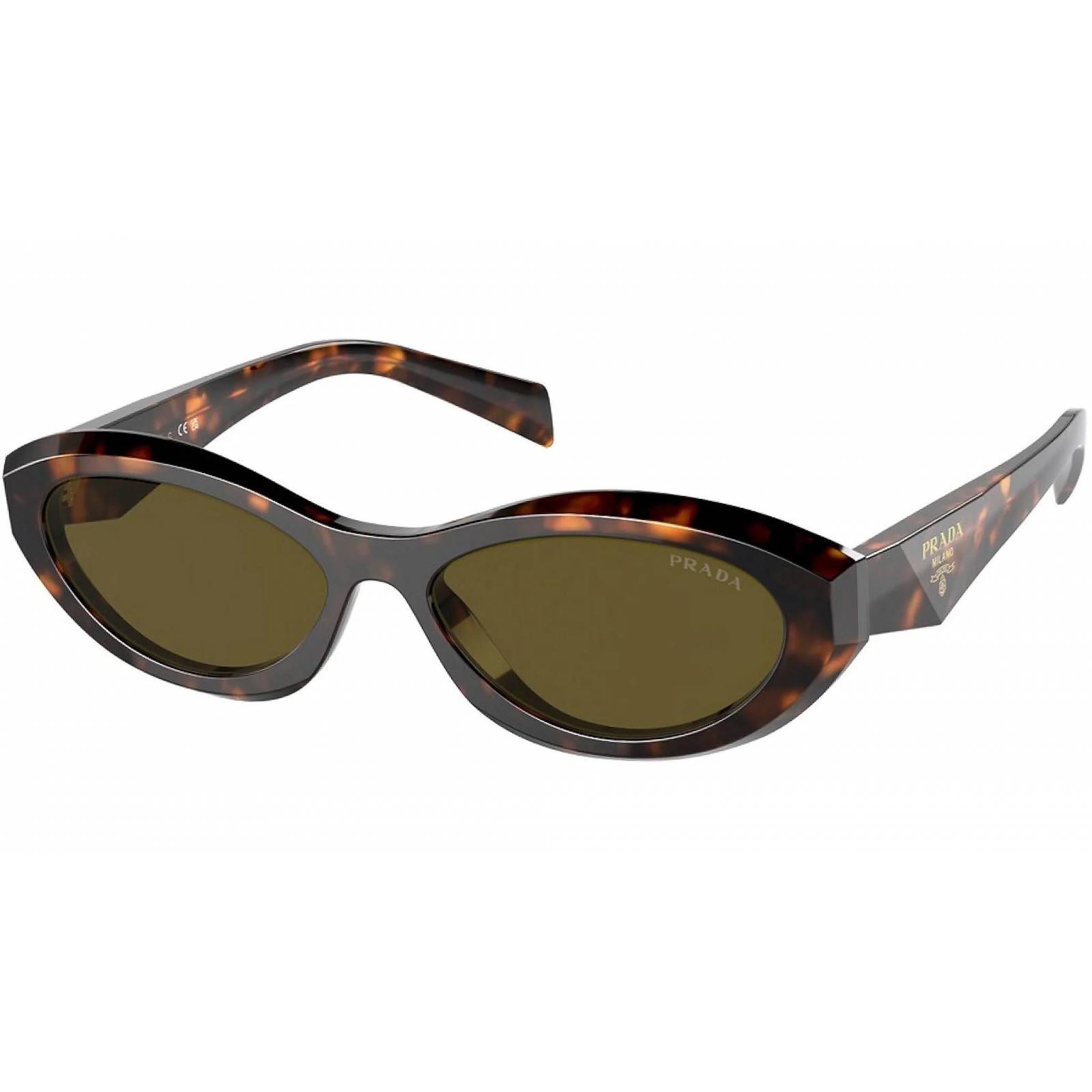 Prada SPR 26Z-F 14L-09Z Symbole Square Shape Tortoise
