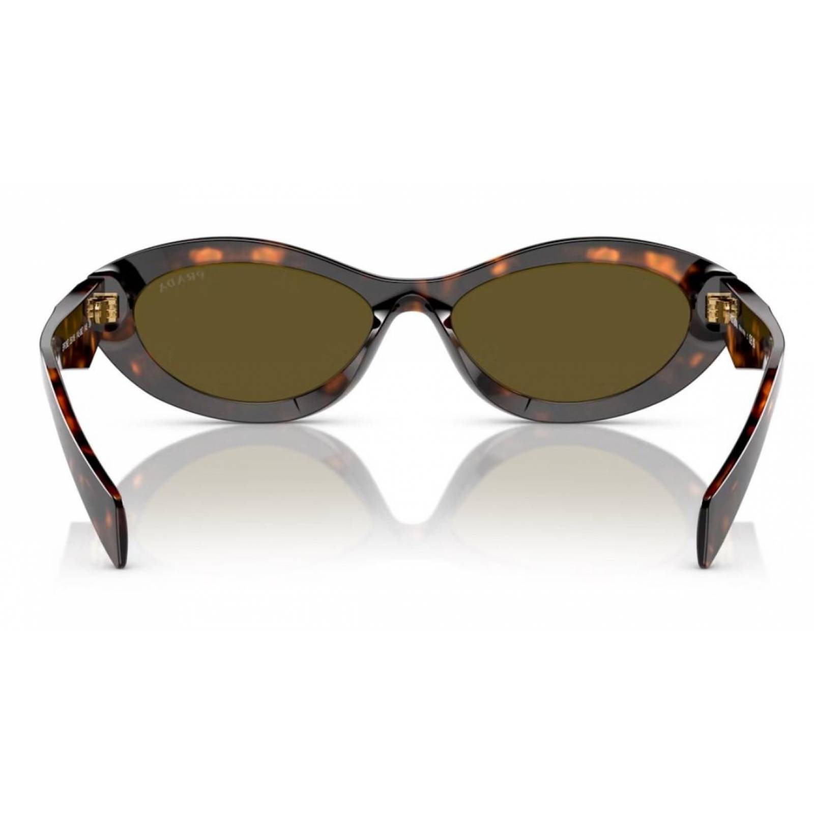 Prada SPR 26Z-F 14L-09Z Symbole Square Shape Tortoise