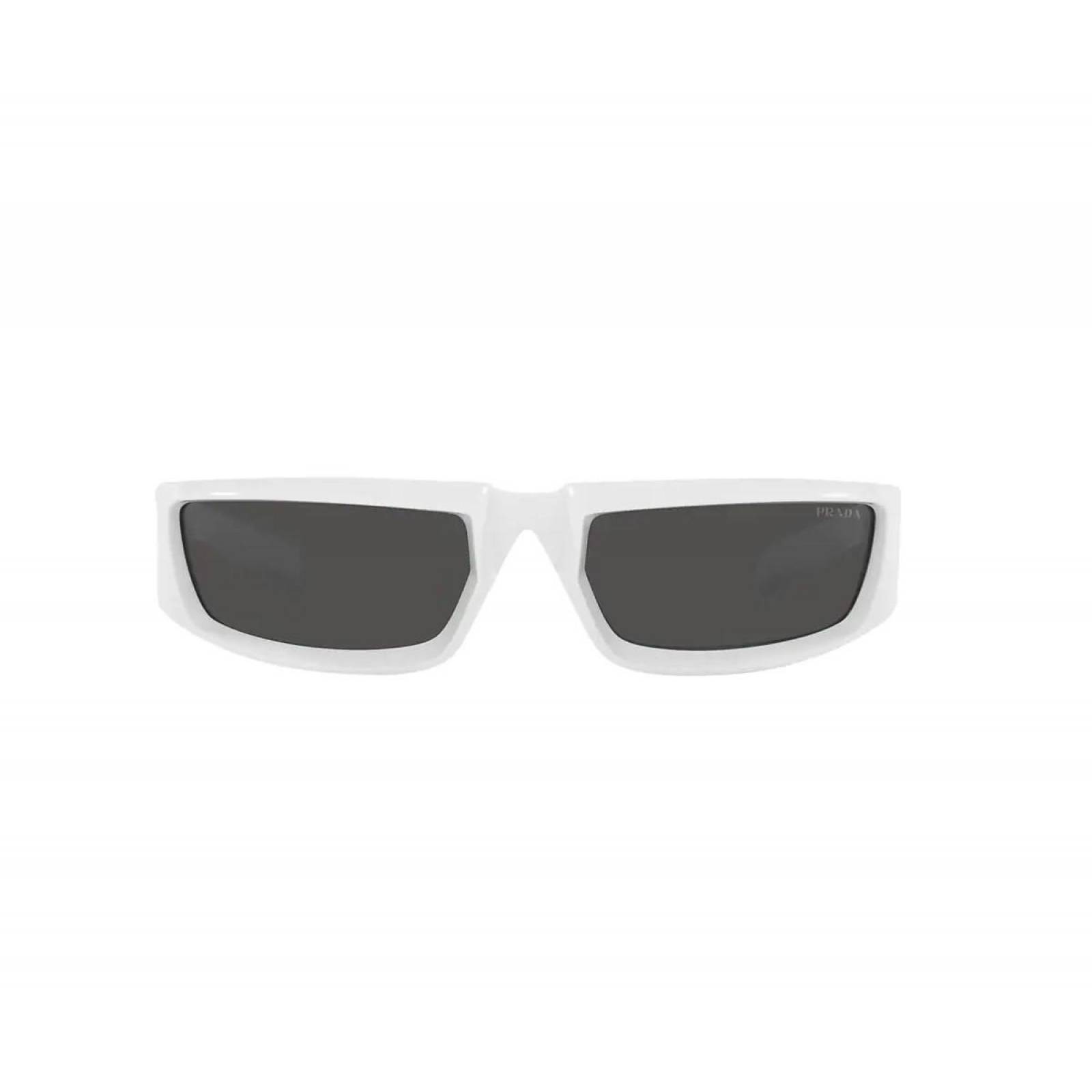 Prada SPR 25Y 461-5S0 Runway sunglasses Blanco Plata