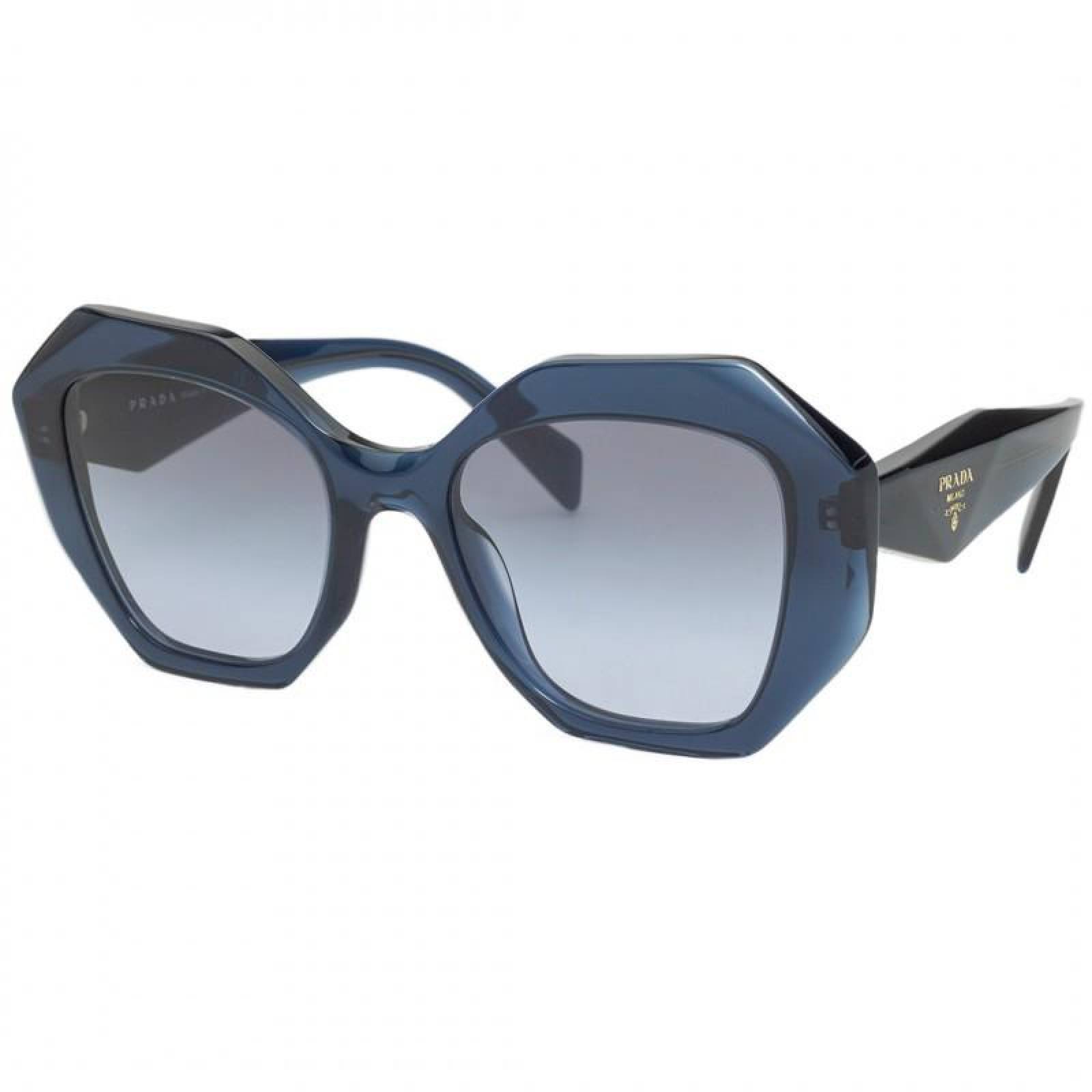 Prada SPR 16W 08Q-08I Square Shape Azul transparente