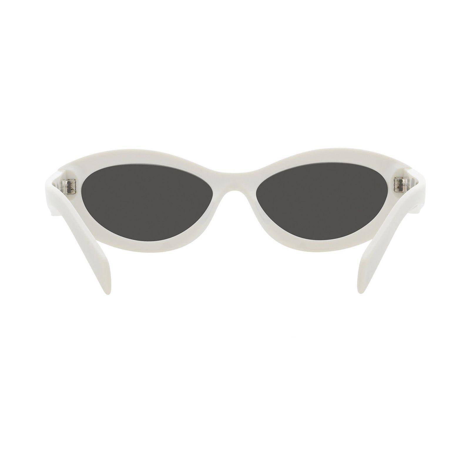 Prada SPR 26Z-F 17K-08Z Symbole Square Shape White Silver