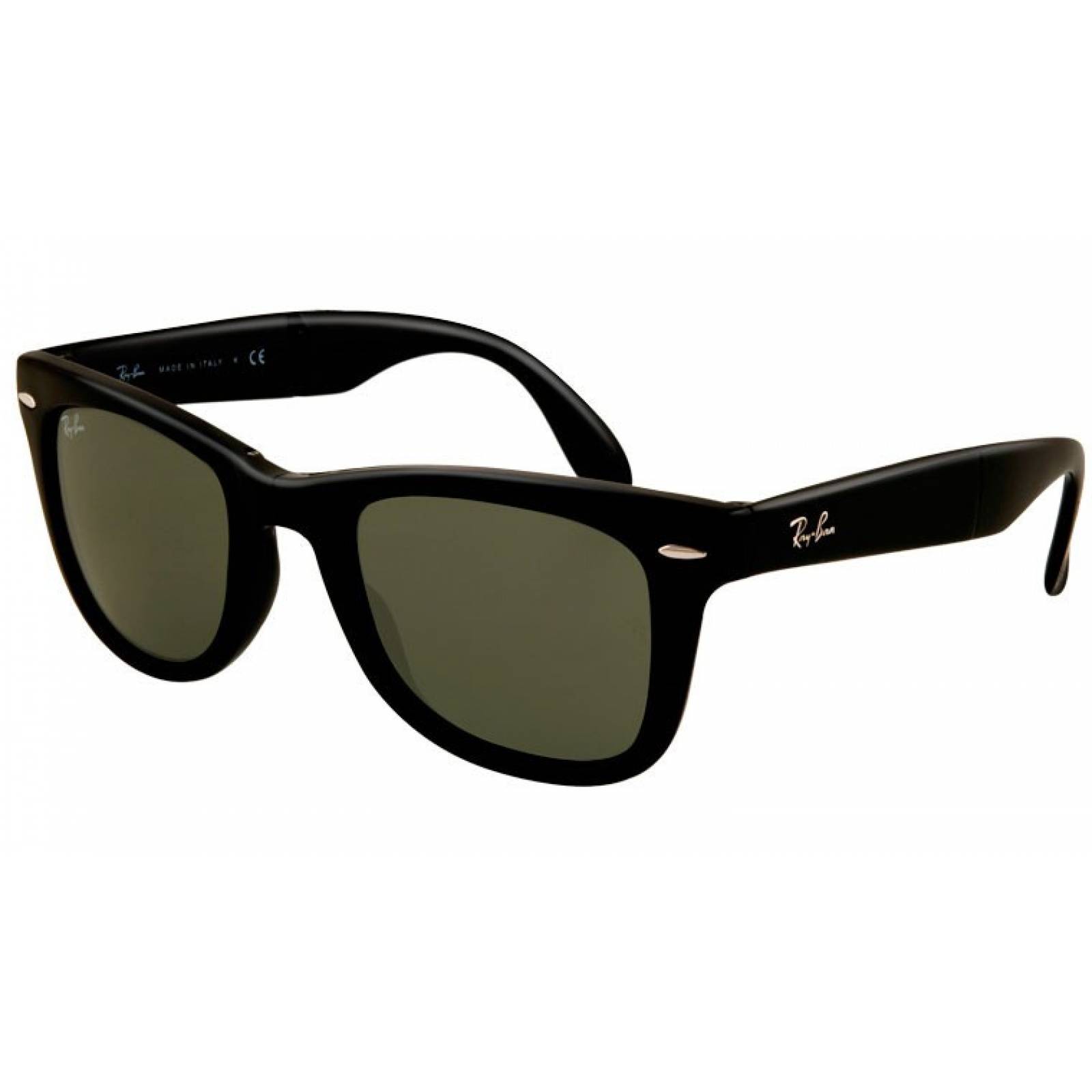 Ray Ban Rb4105 601S Wayfarer Folding Negro Mate G-15 Original