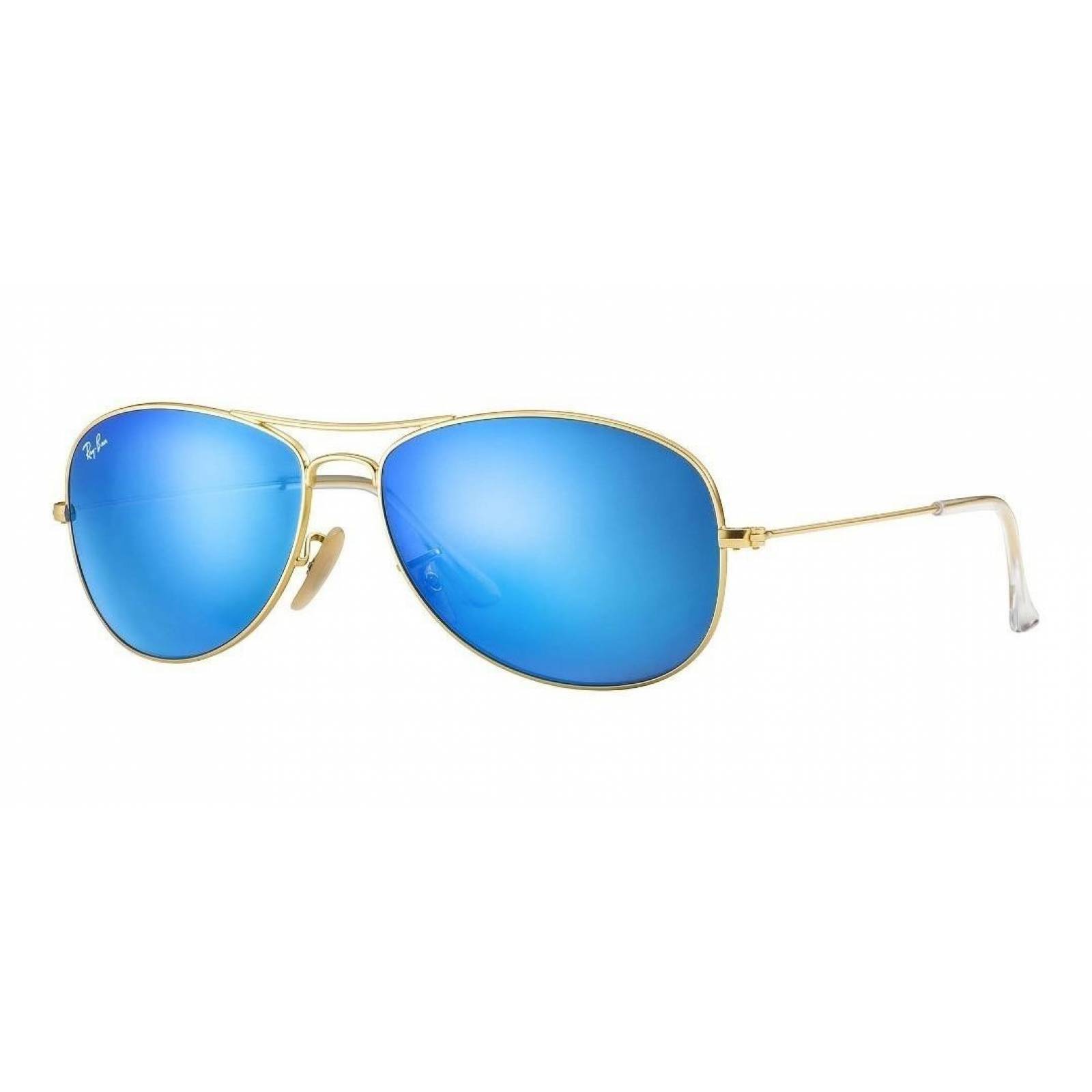 Ray Ban Rb3362 112/17 Cockpit Azul Espejo Dorado Gota P1