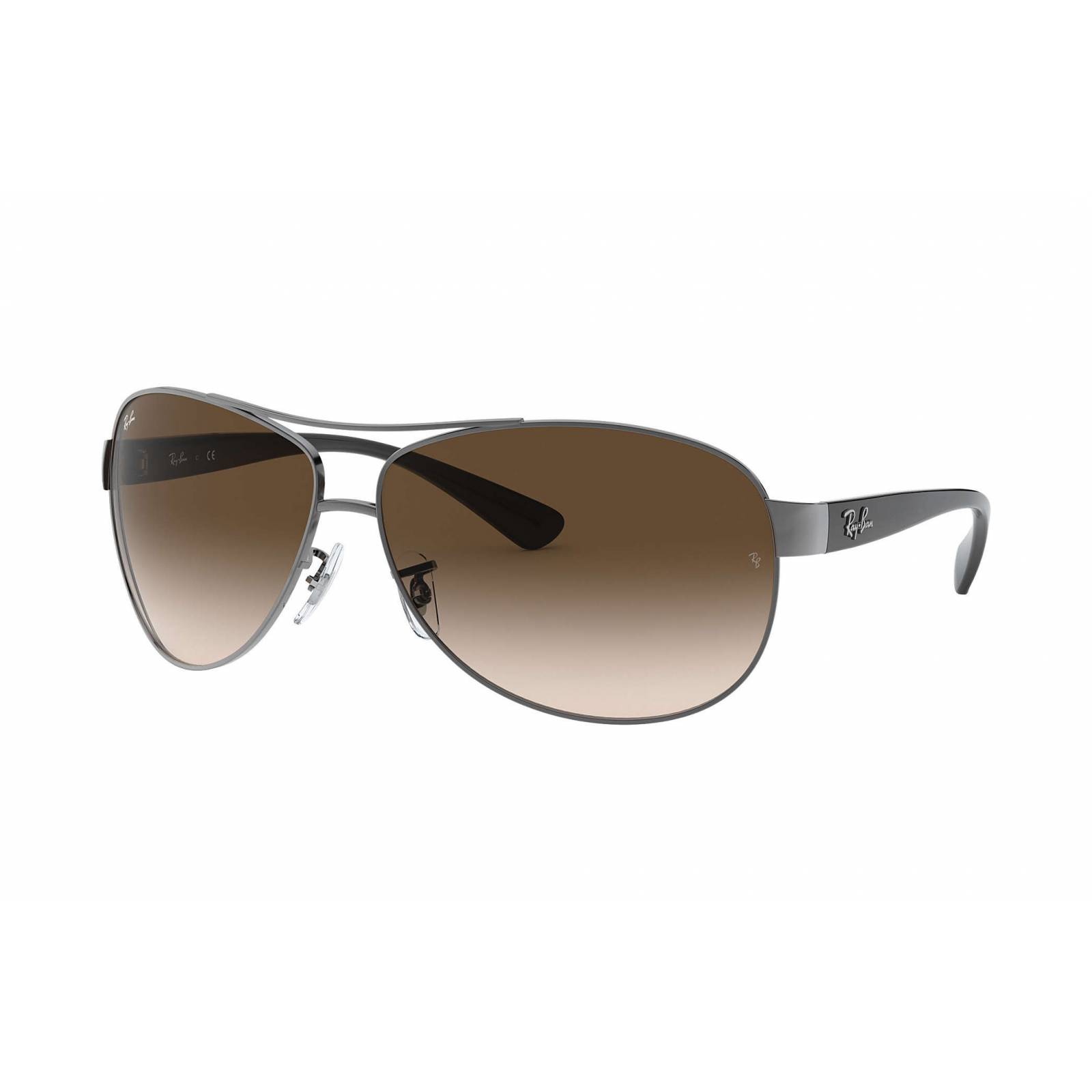 Ray Ban RB3386 004/13 Oval Highstreet Cafe degradado Gunmetal Negro