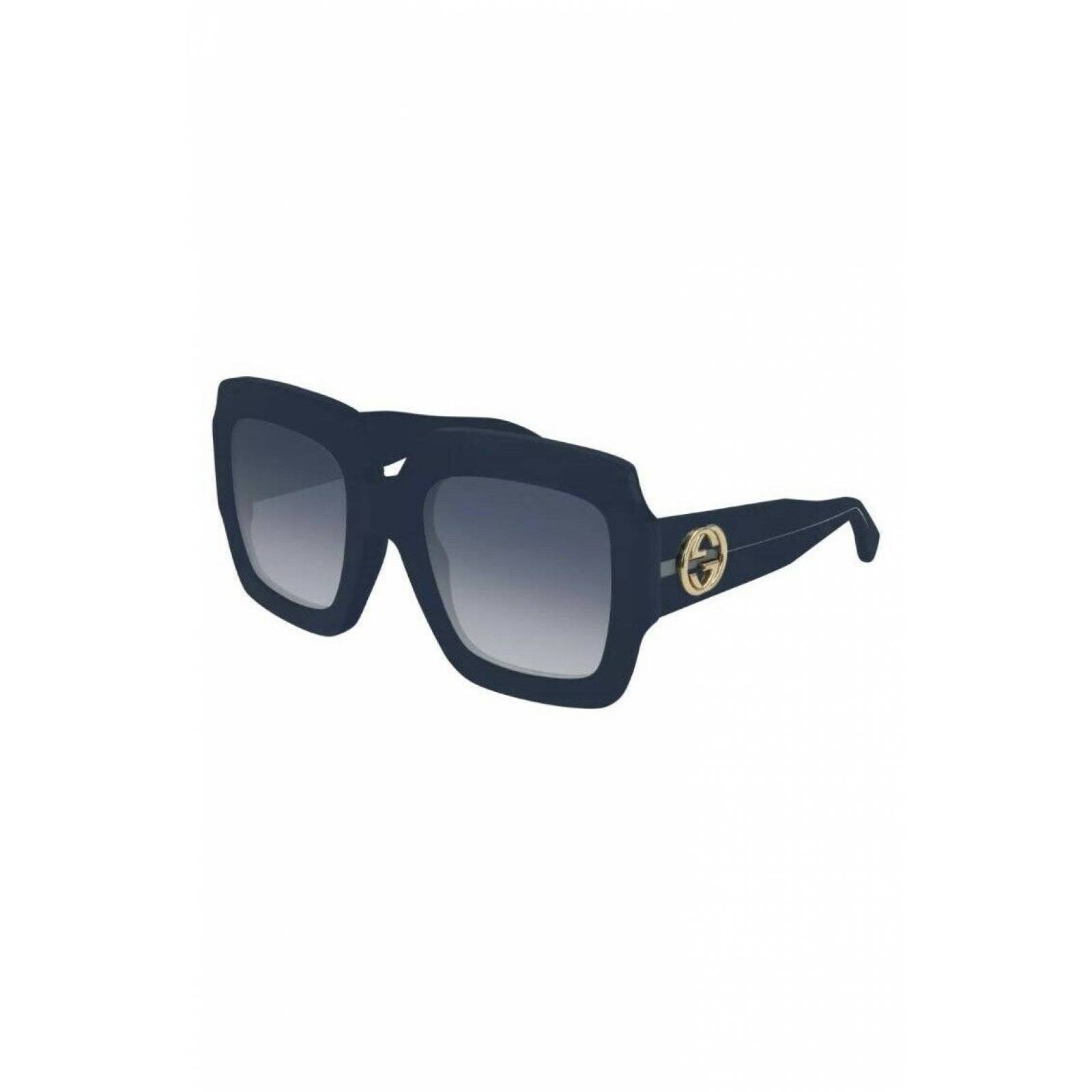 Gucci Gg0178s 006 Oversized Square Azul Marino Degradado Original
