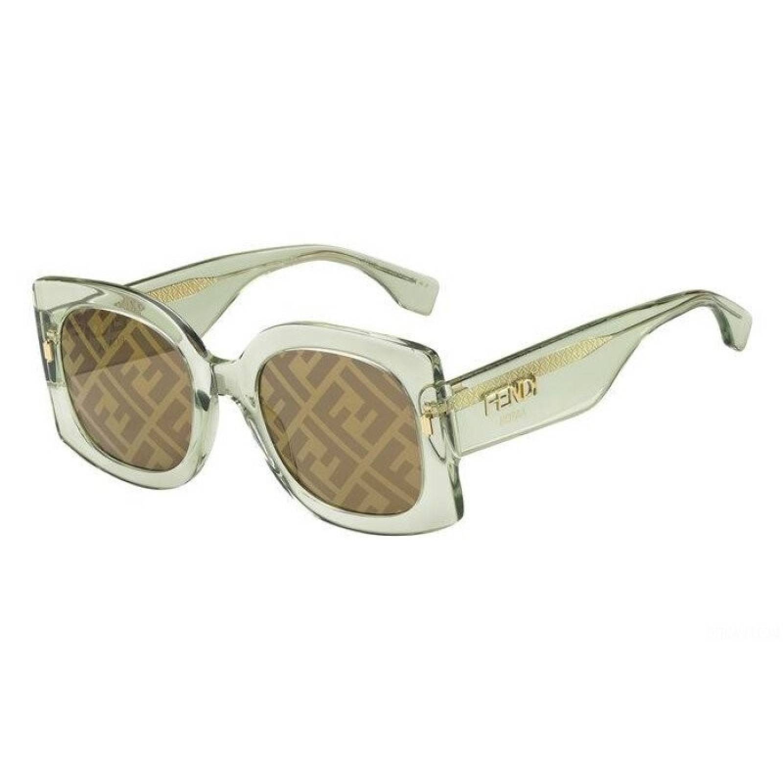 Fendi Roma FF0436/G/S 1ed/7y Oro Verde Marrón Gradiente