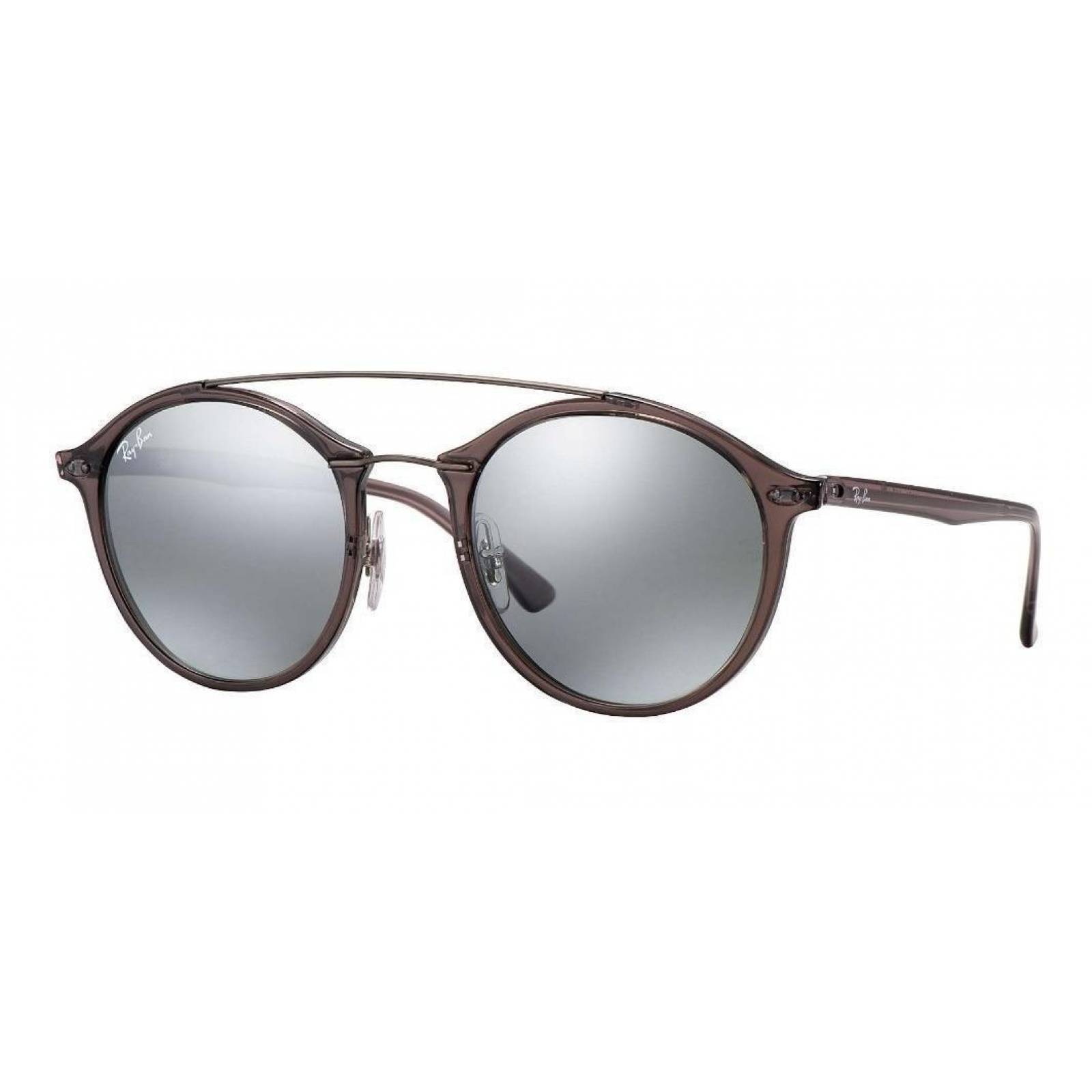Ray Ban Rb4266 620088 Round Double Bridge Lightray Plateado