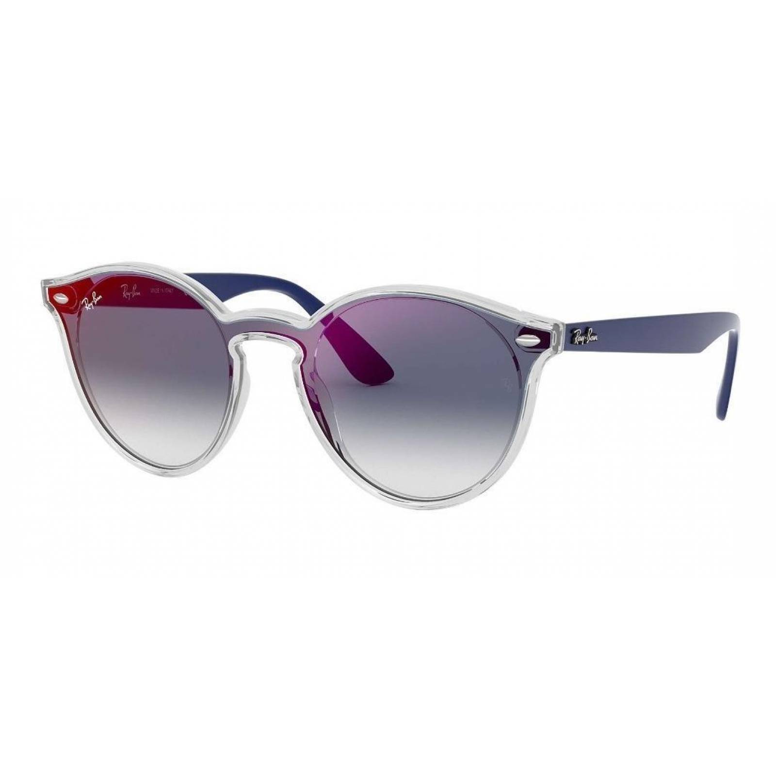 Ray Ban Rb4380n 6356x0 Round Blaze Acetato Original Icon