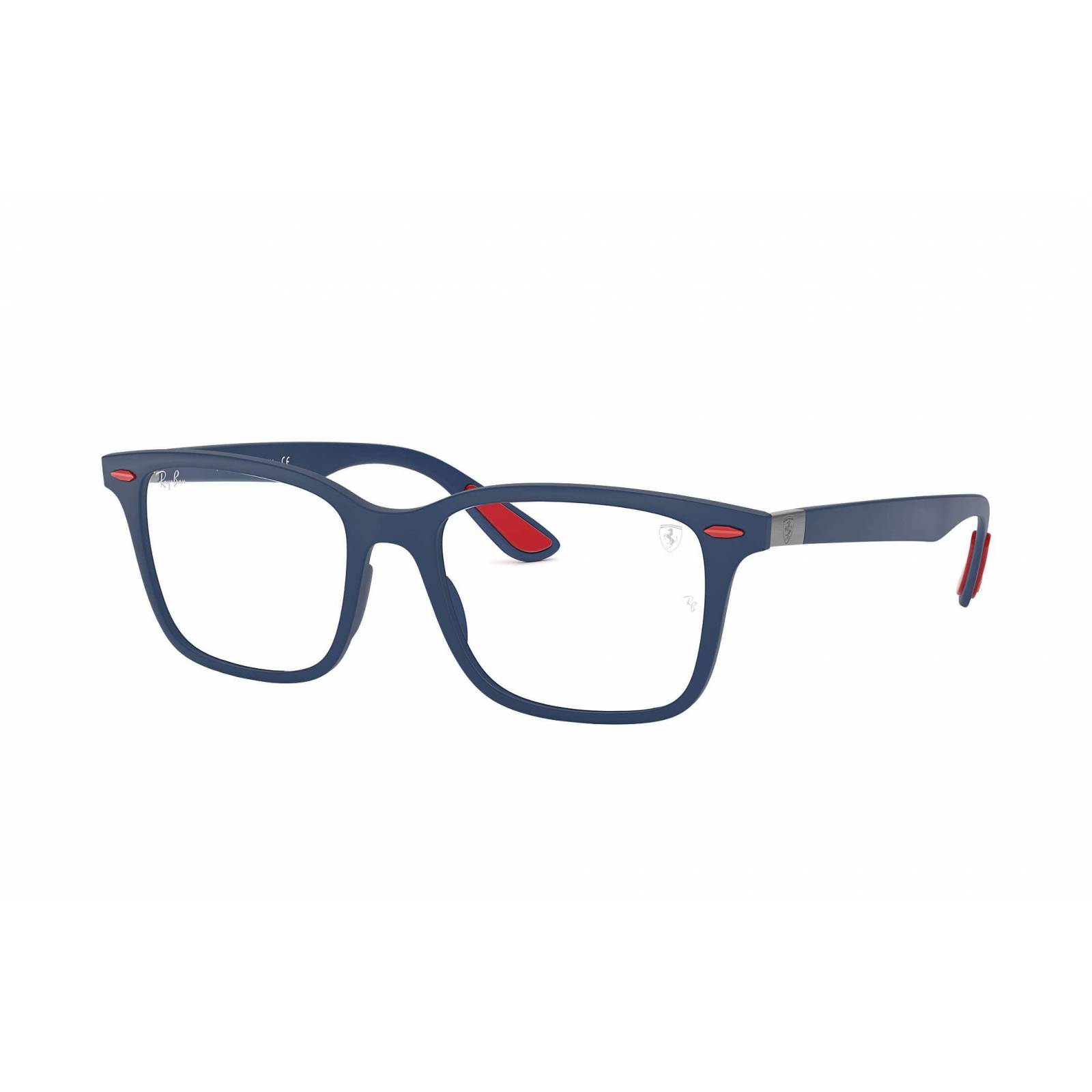 Ray Ban Rb7144M F604  Square Scuderia Ferrari Azul Rojo