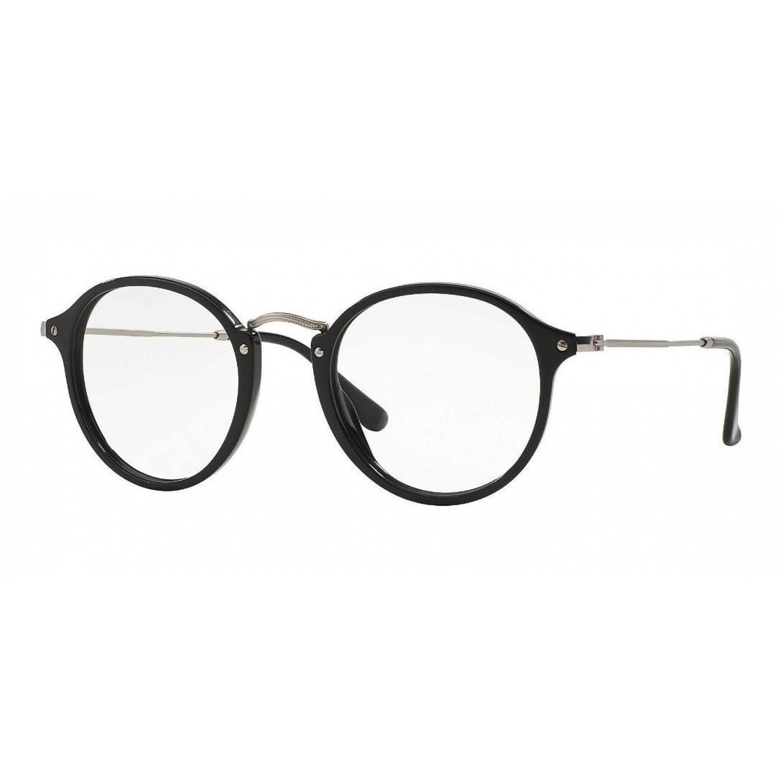 Armazon Ray Ban Oftalmico Rb2447v 2000 Negro Plata Original