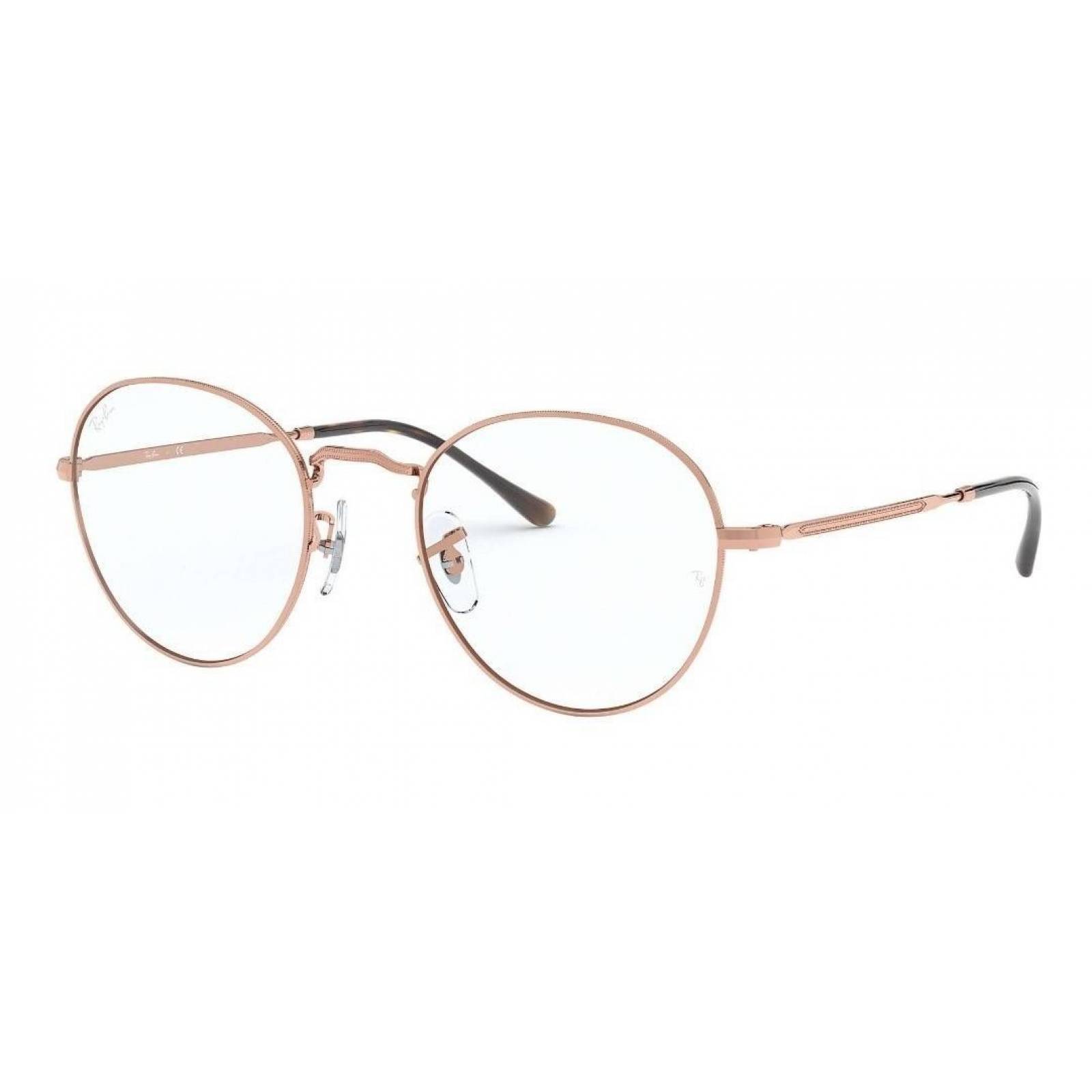 Ray Ban Oftalmico Rb3582v 2943 Round Metal Bronce Original