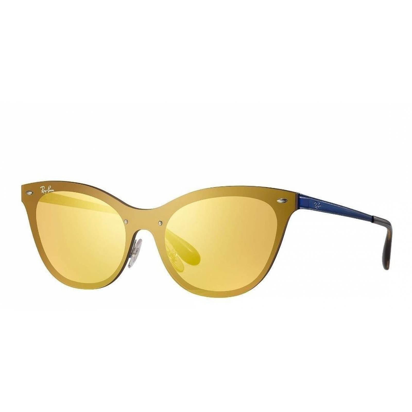 Ray Ban Rb3580n 9037 7j Eye Cat Blaze Amarillo Espejo Dorado