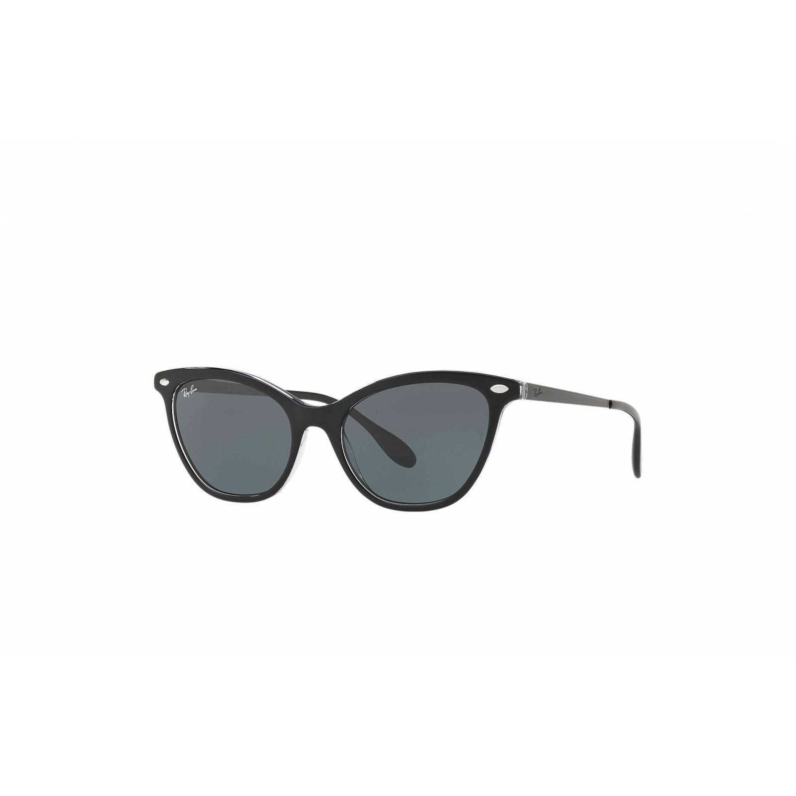 Ray Ban Rb4360 919/71 Eye Cat Negro Plateado G-15 Original