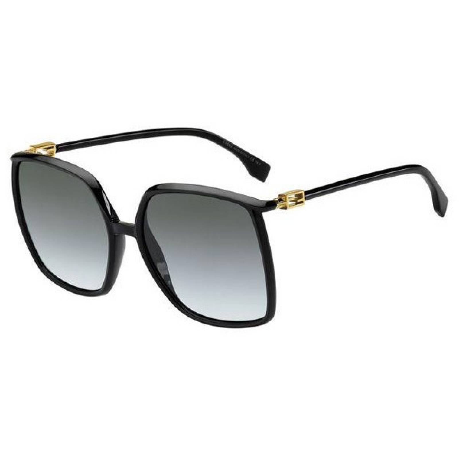 Fendi FF0431/G/S 807/GB Square Shape Negro Degradado Dorado