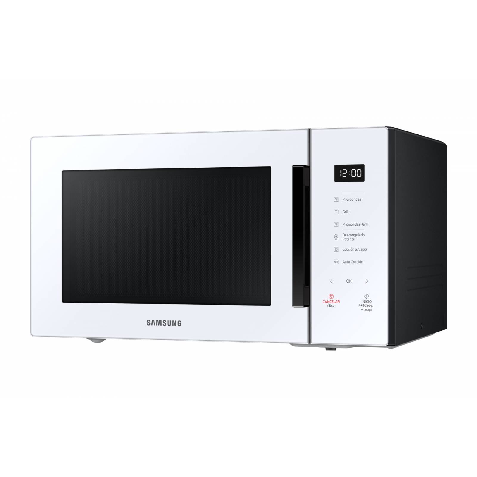 Horno de microondas BESPOKE Grill con vaporera 1 0 pies (28 L) color Blanco Blanco