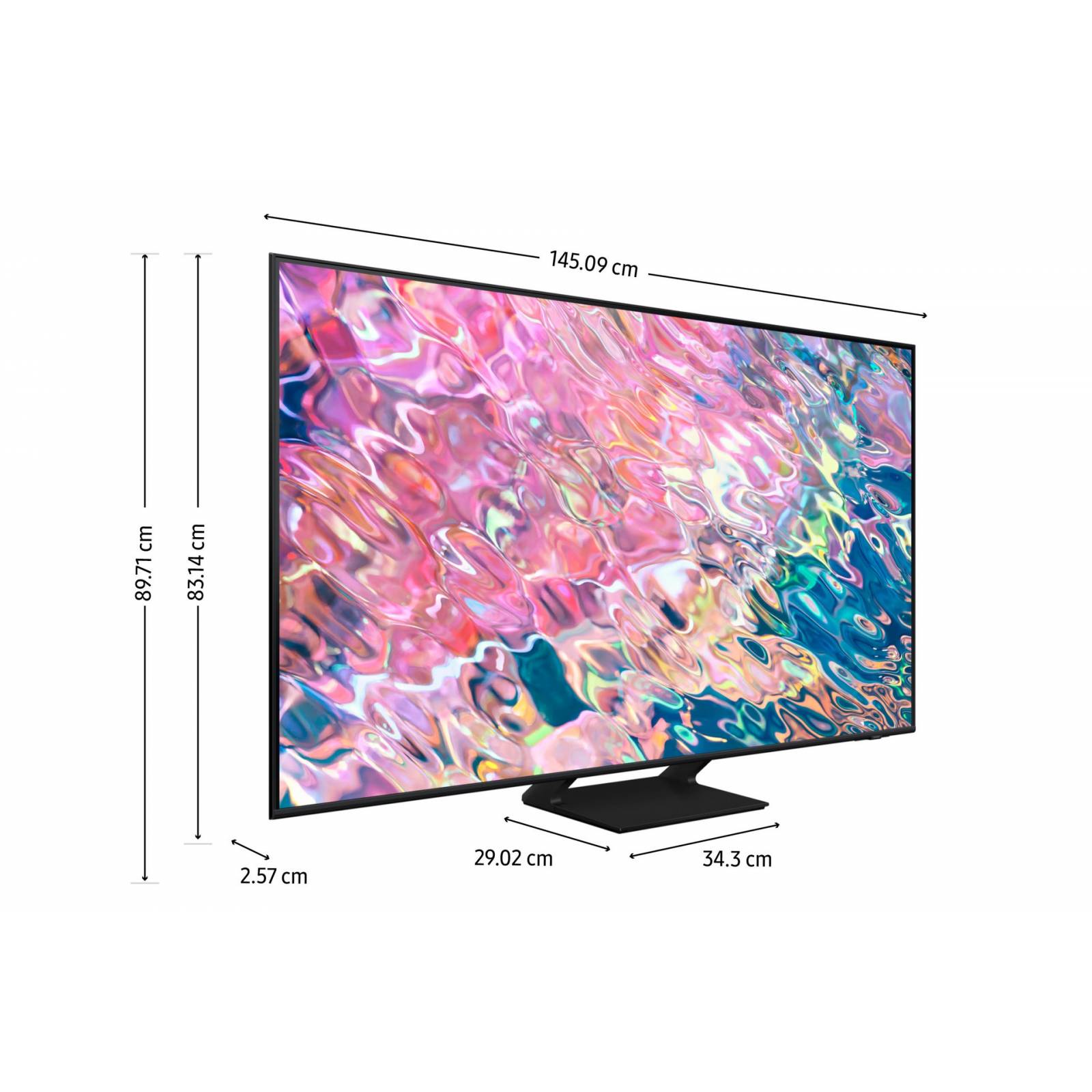 Pantalla 65  QLED 4K Q65B Smart TV   Negro