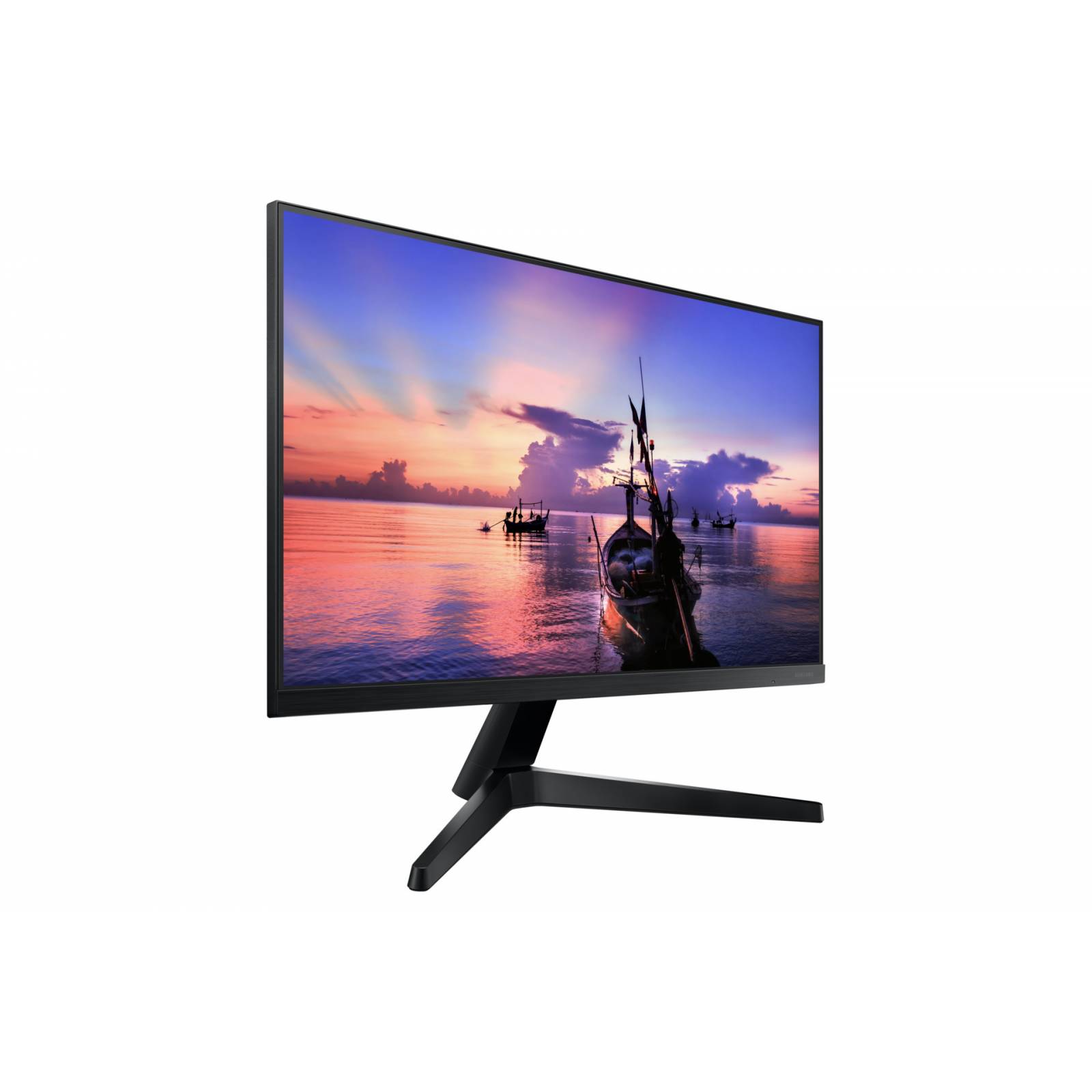 Monitor Plano LED 27  con Diseño sin Bordes color Negro   Dark Blue Gray