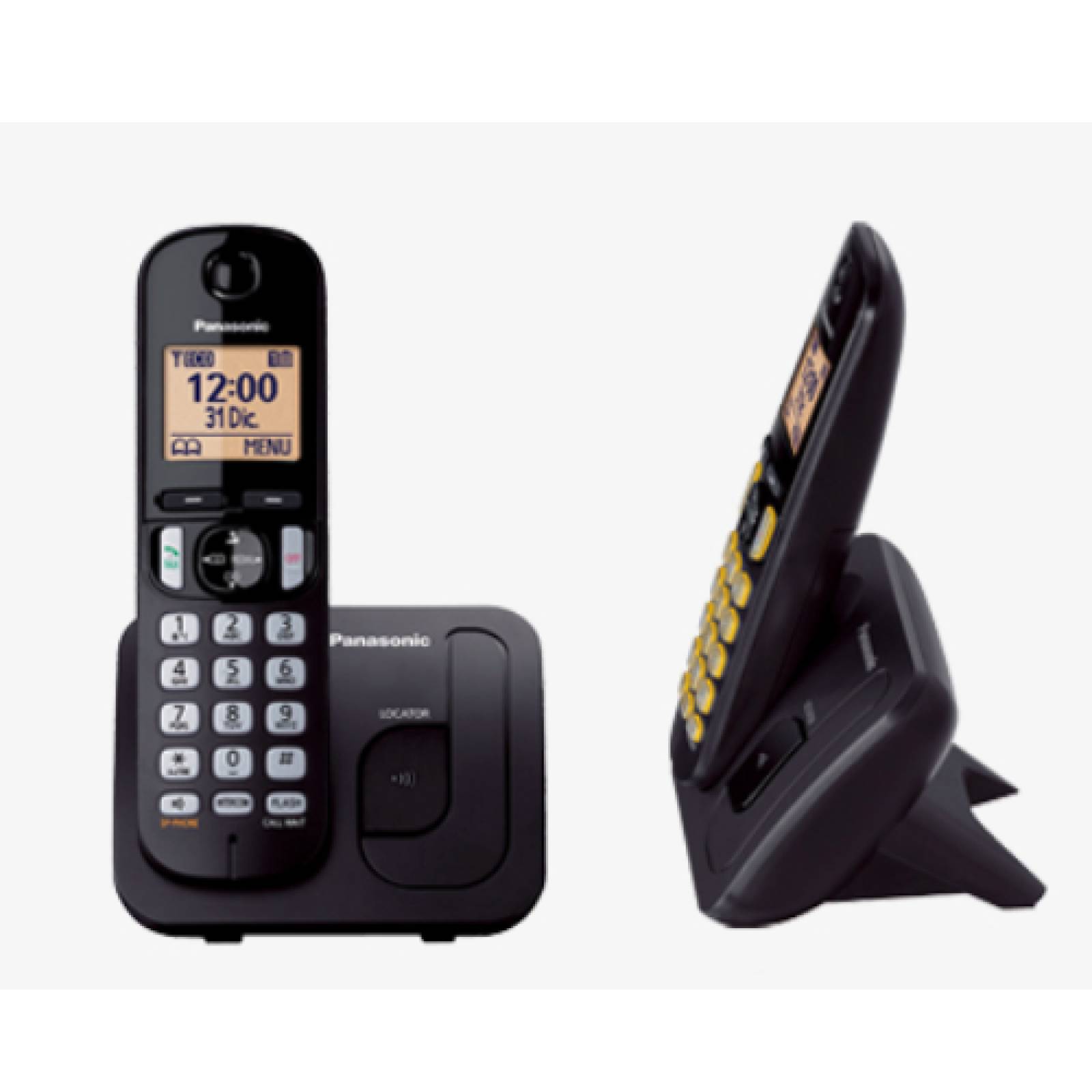 Teléfono Inalámbrico Panasonic KX TGC210MEB con Altavoz