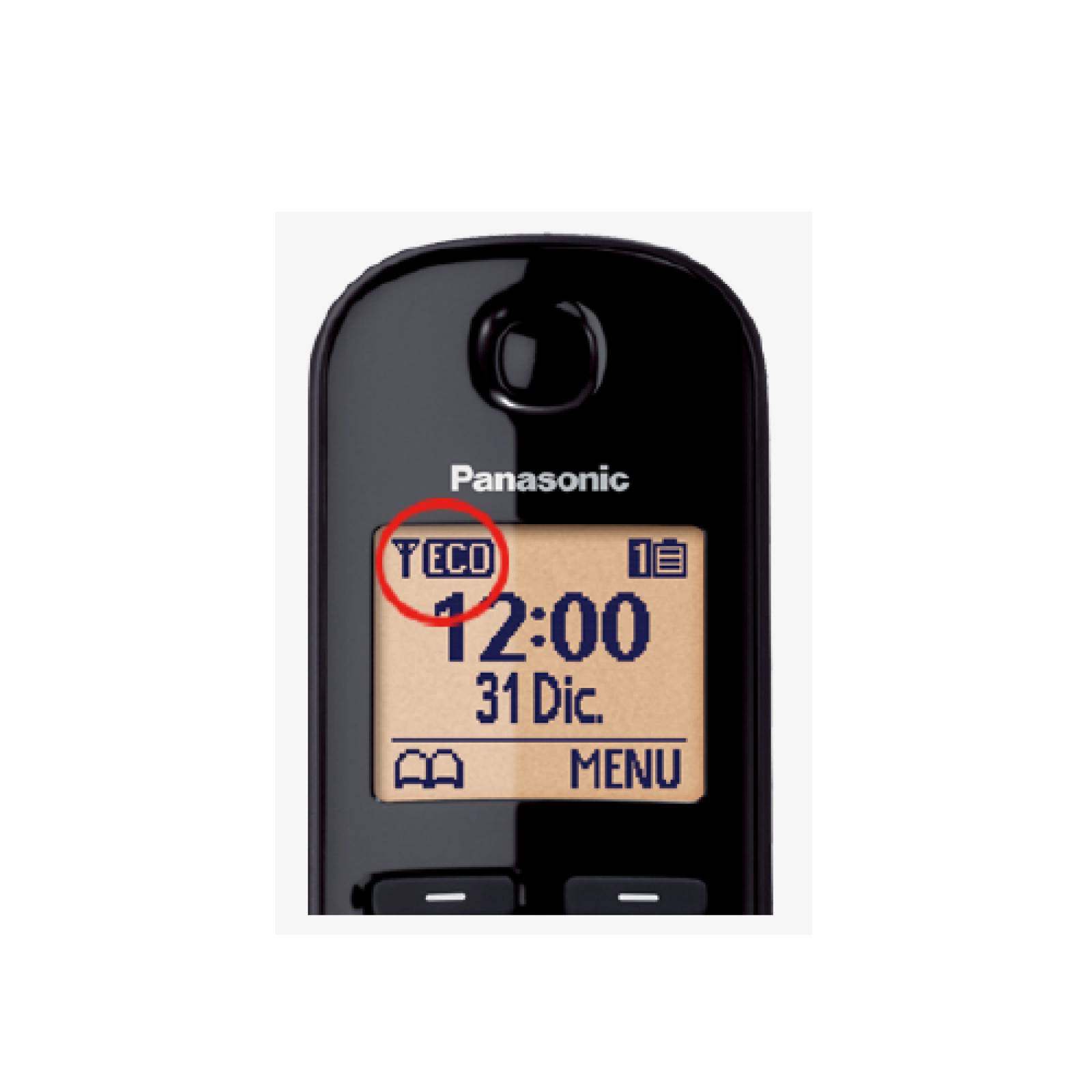 Teléfono Inalámbrico Panasonic KX TGC210MEB con Altavoz