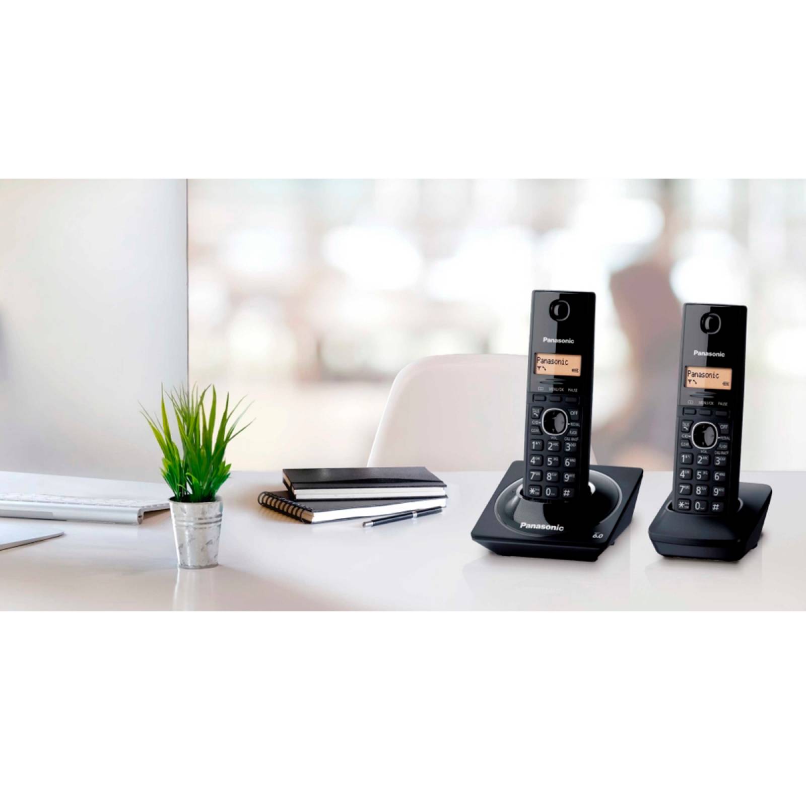 Teléfono Inalámbrico Panasonic KX-TGB112MEB Negro