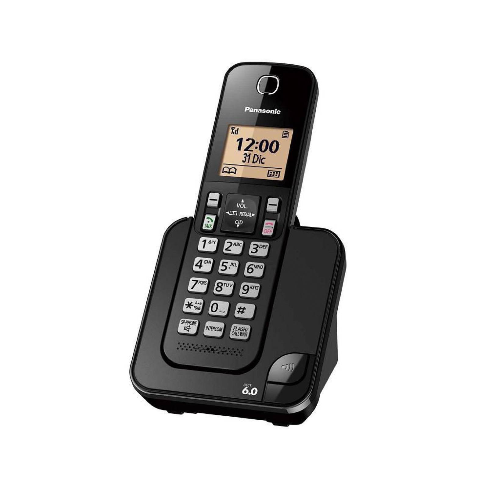 Teléfono Inalámbrico 2 Auriculares KX TGC352MEB Negro